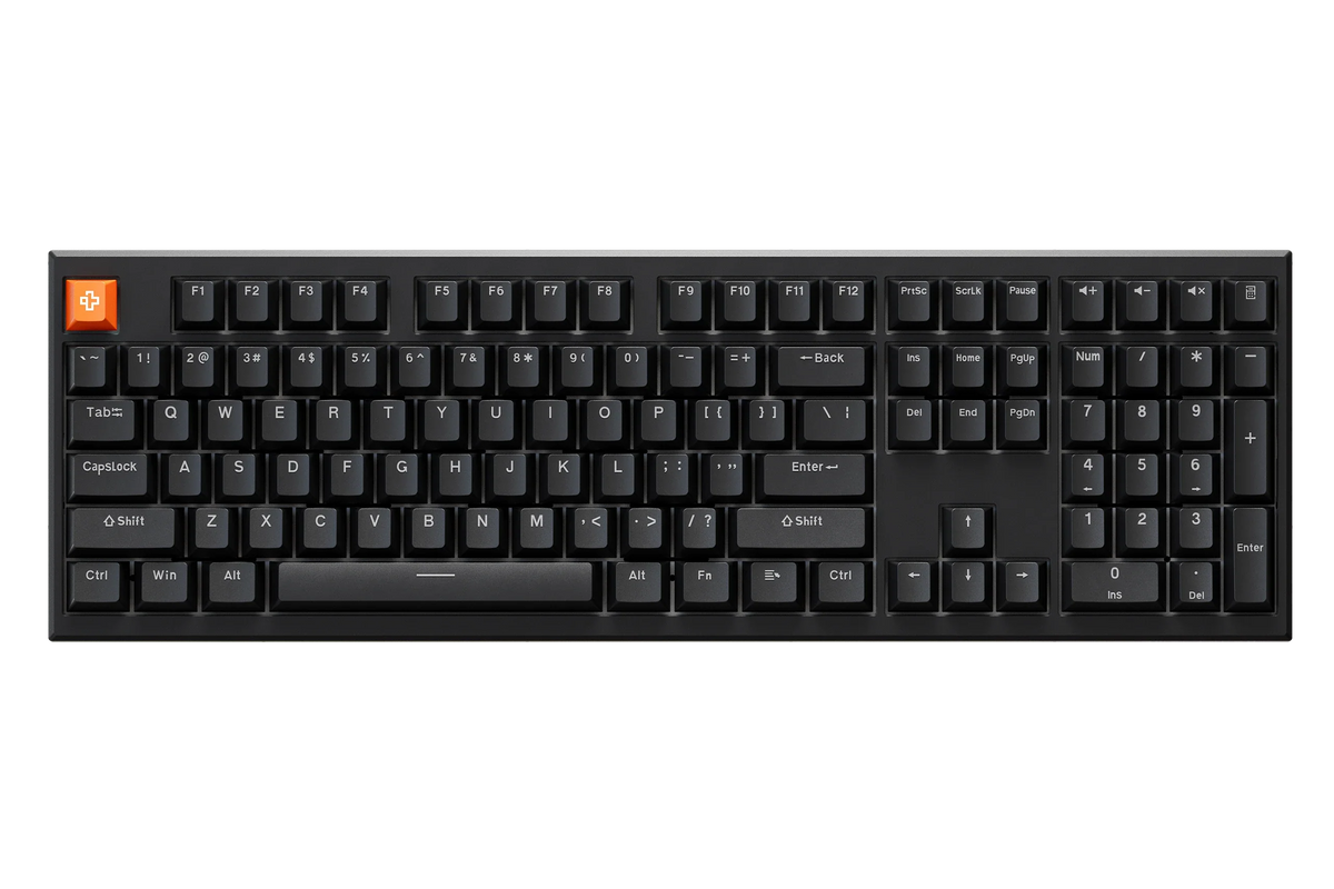 QwertyKey H100 Pro V2 Czarna – Bezprzewodowa Klawiatura Mechaniczna Gamingowa, Hotswap, Gasket, Full RGB