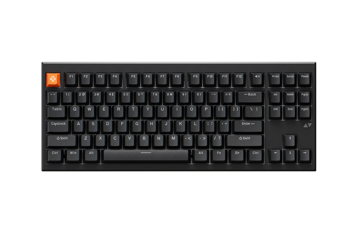 QwertyKey H87 Pro V2 Czarna – Bezprzewodowa Klawiatura Mechaniczna Gamingowa, Hotswap, Gasket, Full RGB