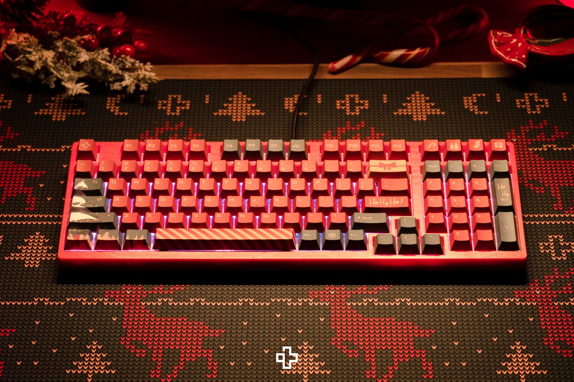 Zestaw keycapów QwertyKey Christmas 2025