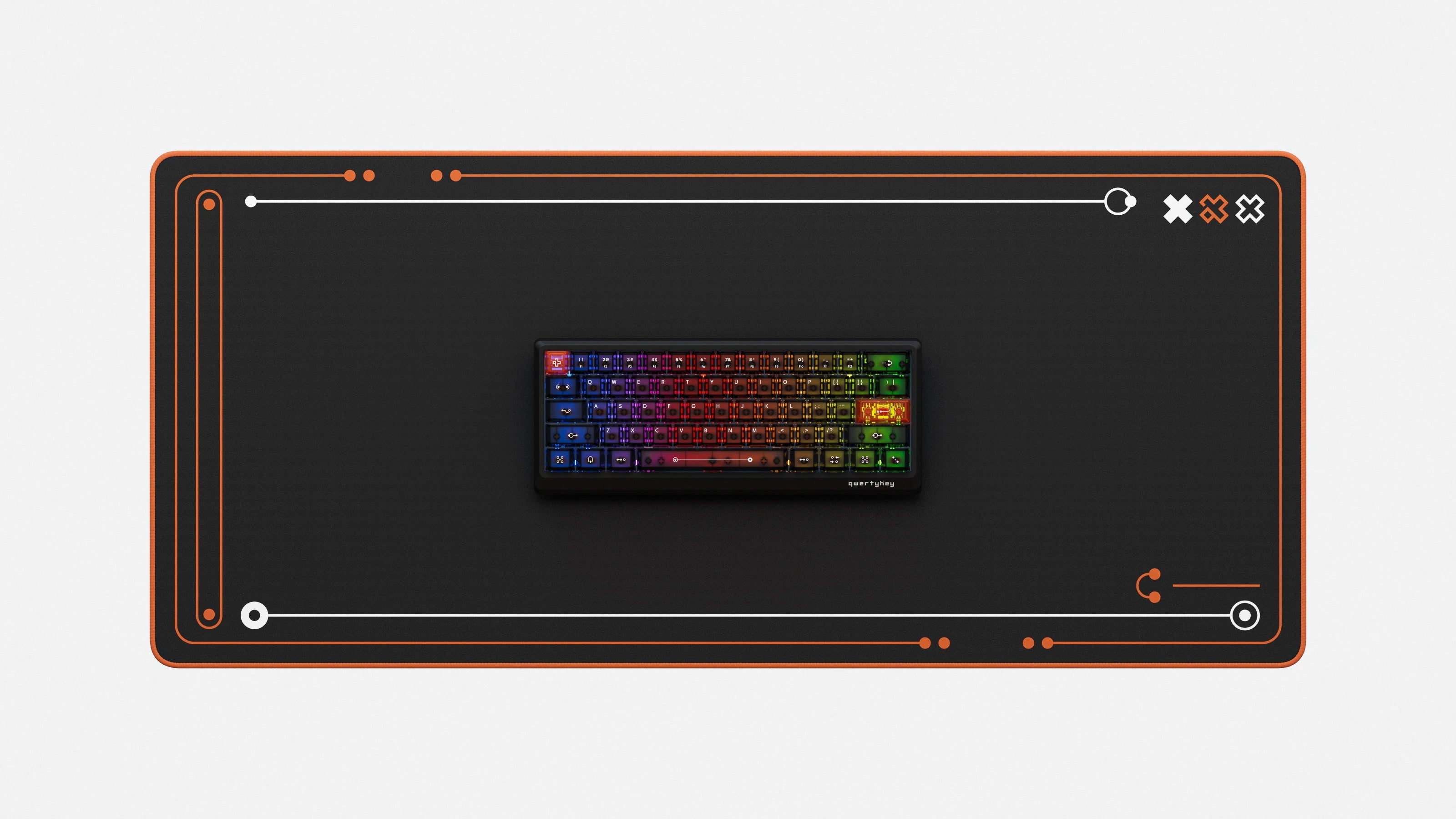QwertyKey QK61 HE Phantom Czarna – Magnetyczna Klawiatura Gamingowa Hall Effect, Rapid Trigger, Snap Tap, Full RGB