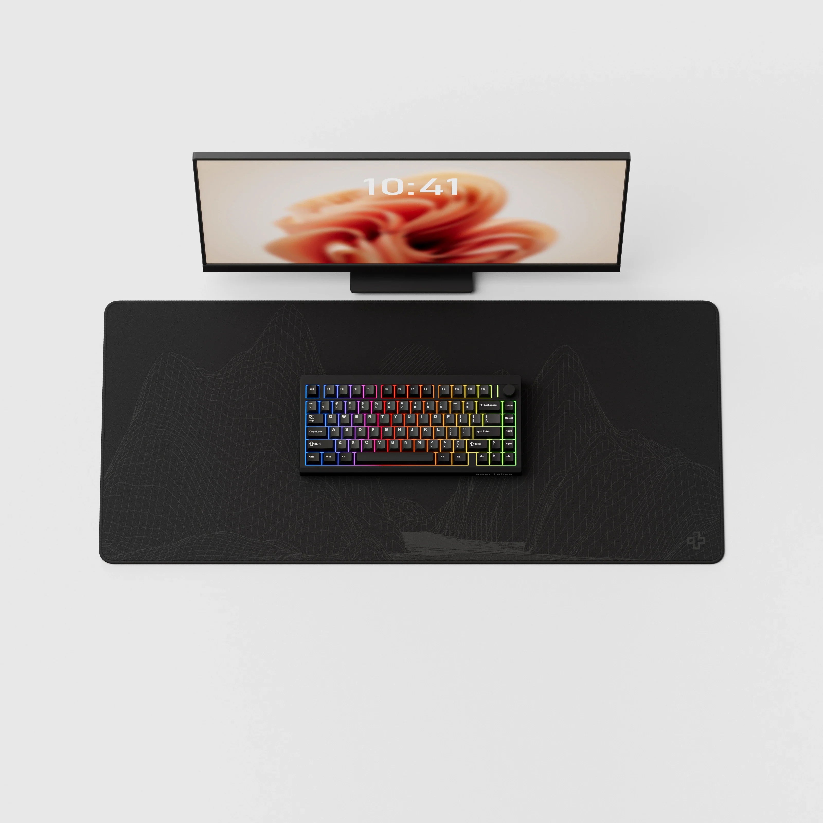 QwertyKey75 Pro V2 czarna Web Software - bezprzewodowa klawiatura mechaniczna gamingowa, Hotswap, RGB, gasket mount