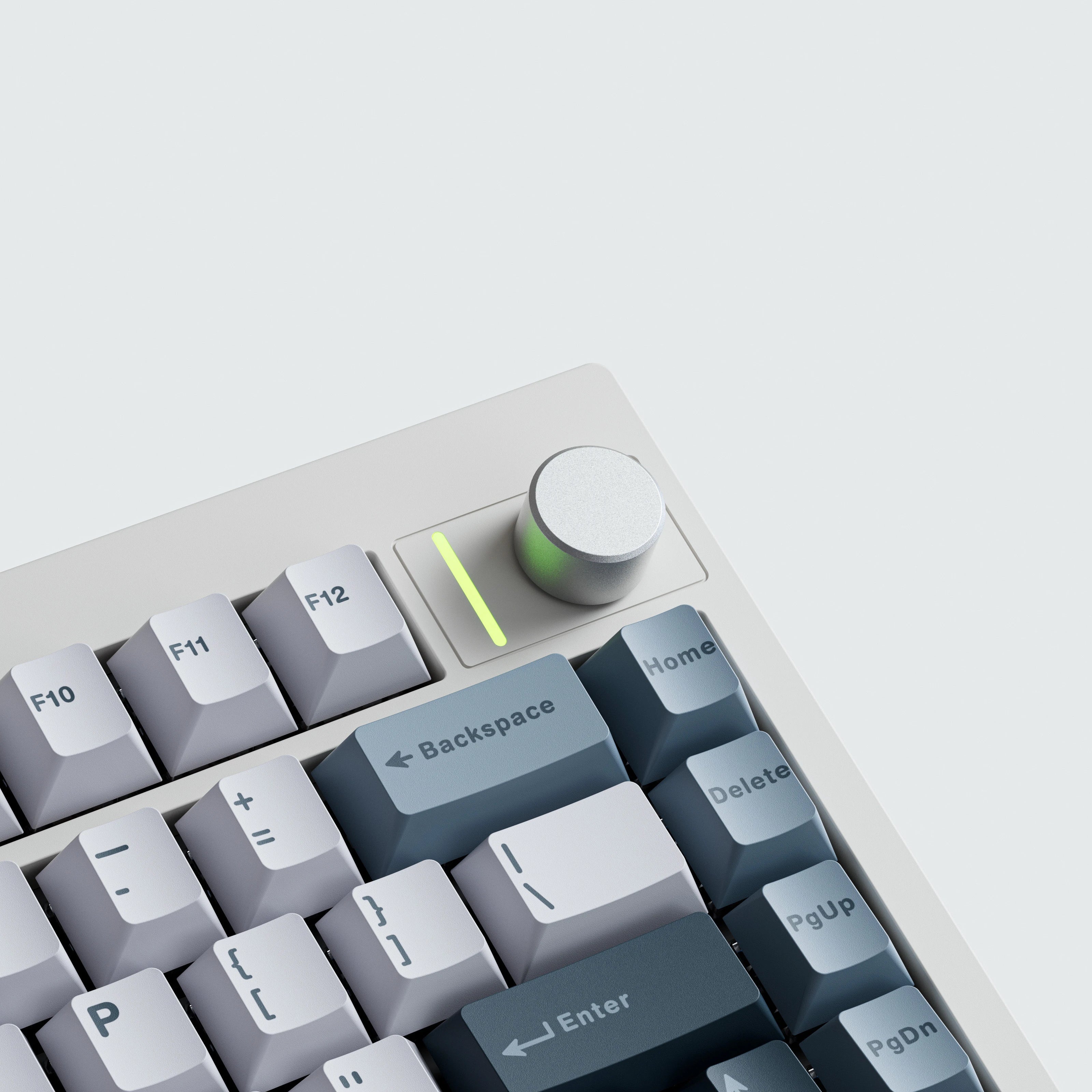 QwertyKey75 Pro V2 biała Web Software - bezprzewodowa klawiatura mechaniczna gamingowa, Hotswap, RGB, gasket mount