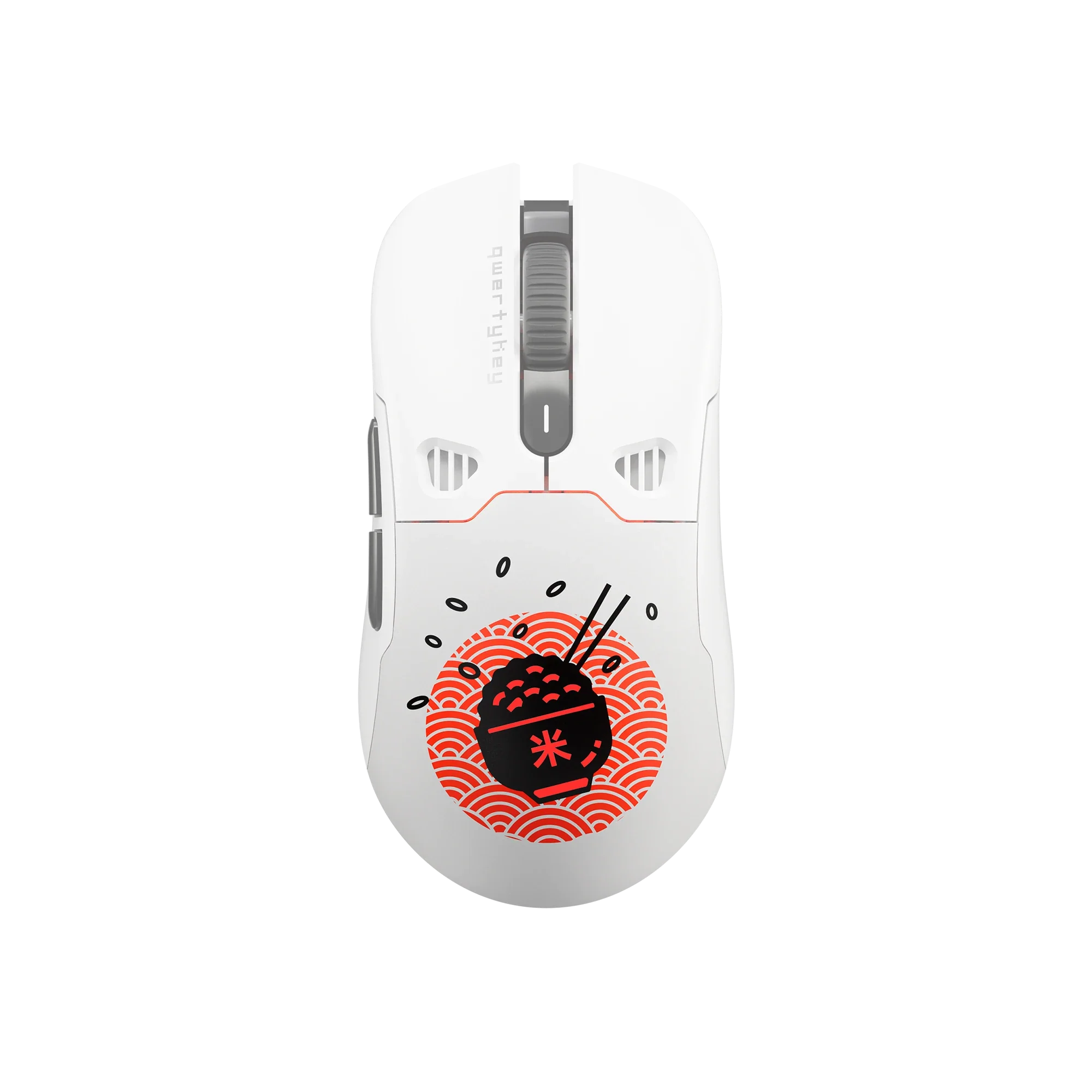 Obudowa myszy QKM1 Rice, biała