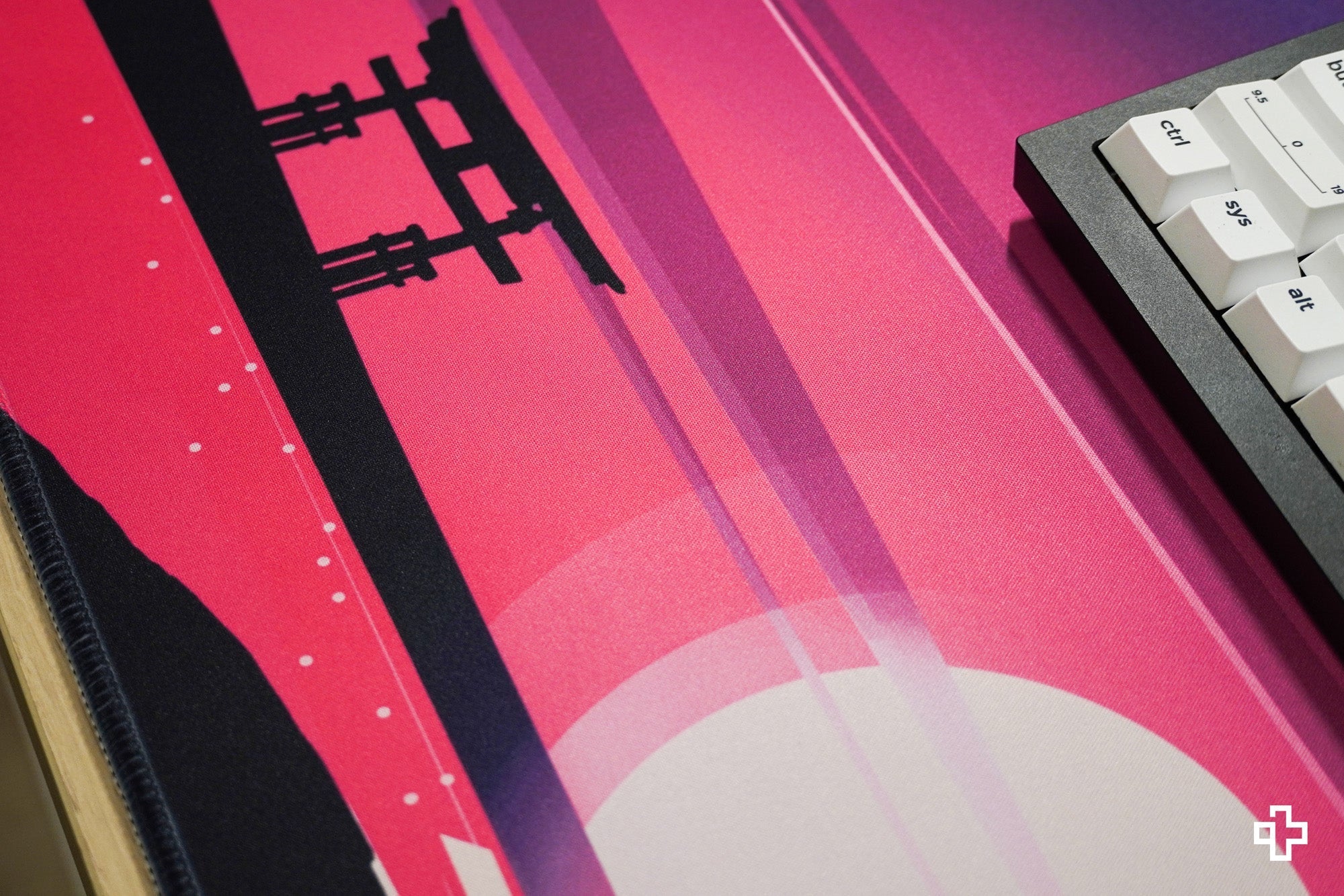Deskmat Mousepad QwertyKey Sunshine 4mm stitched edges - QwertyKey