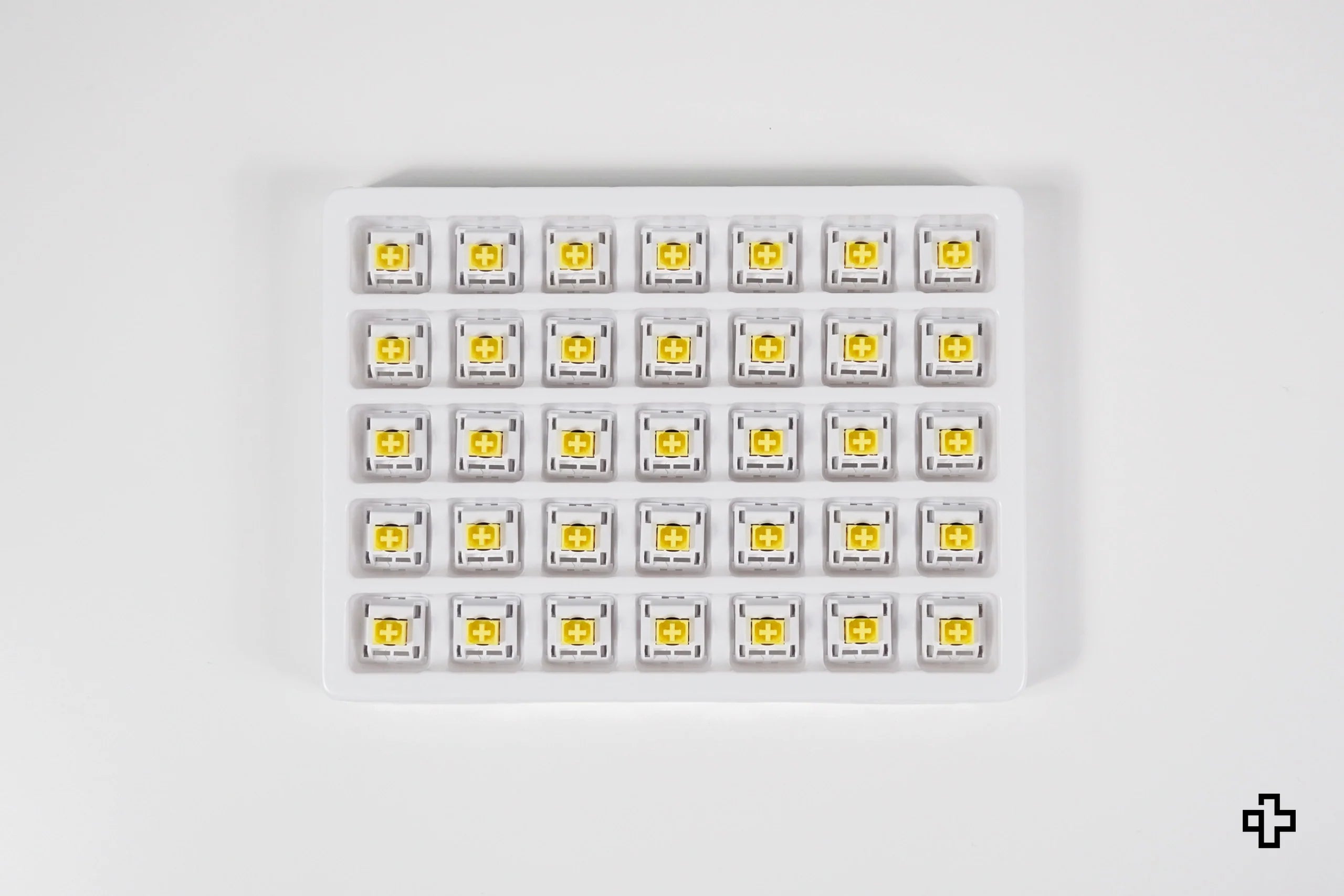 Wuque WS Yellow – Liniowe Switche Mechaniczne, 35 Szt.