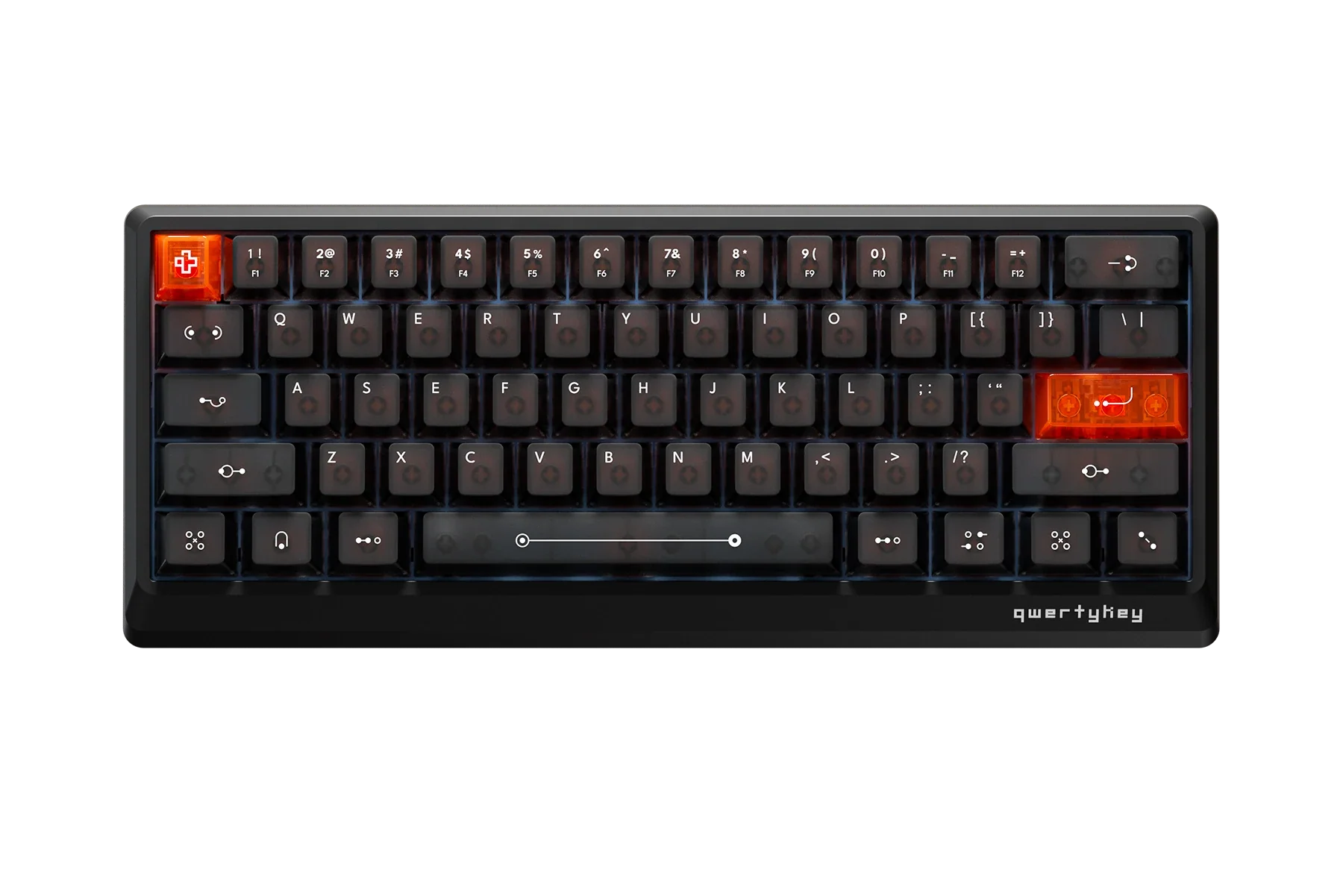 QK61 HE Phantom Czarna – Klawiatura Gamingowa Hall Effect z Rapid Trigger, RGB, Magnetycznymi Przełącznikami i Snap Tap