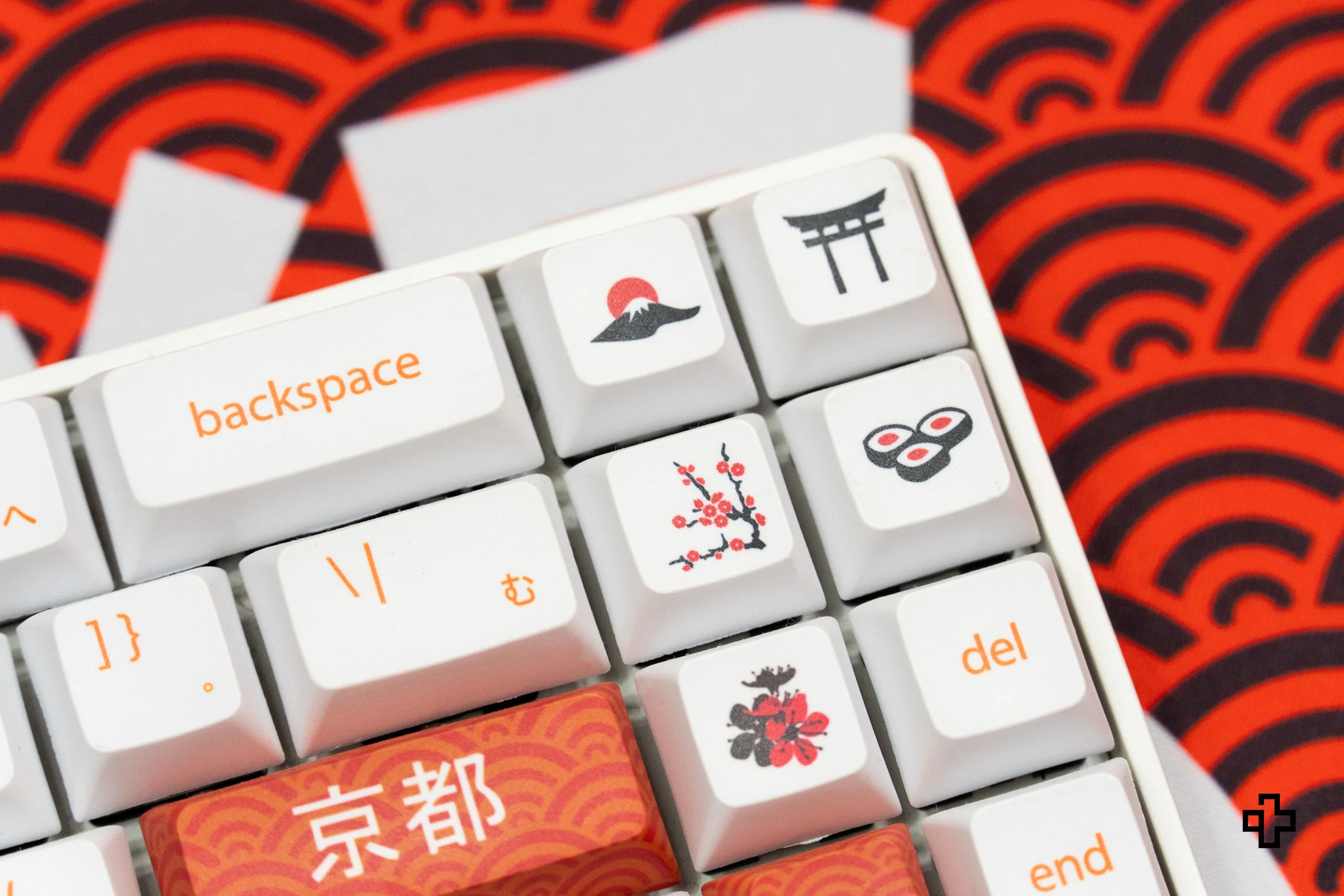Zestaw keycapów QwertyKey Kyoto profil XDA materiał PBT