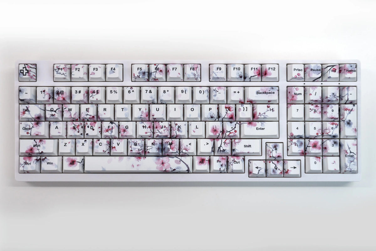 Zestaw keycapów Sakura V2 Profil Cherry PBT Dye Sub