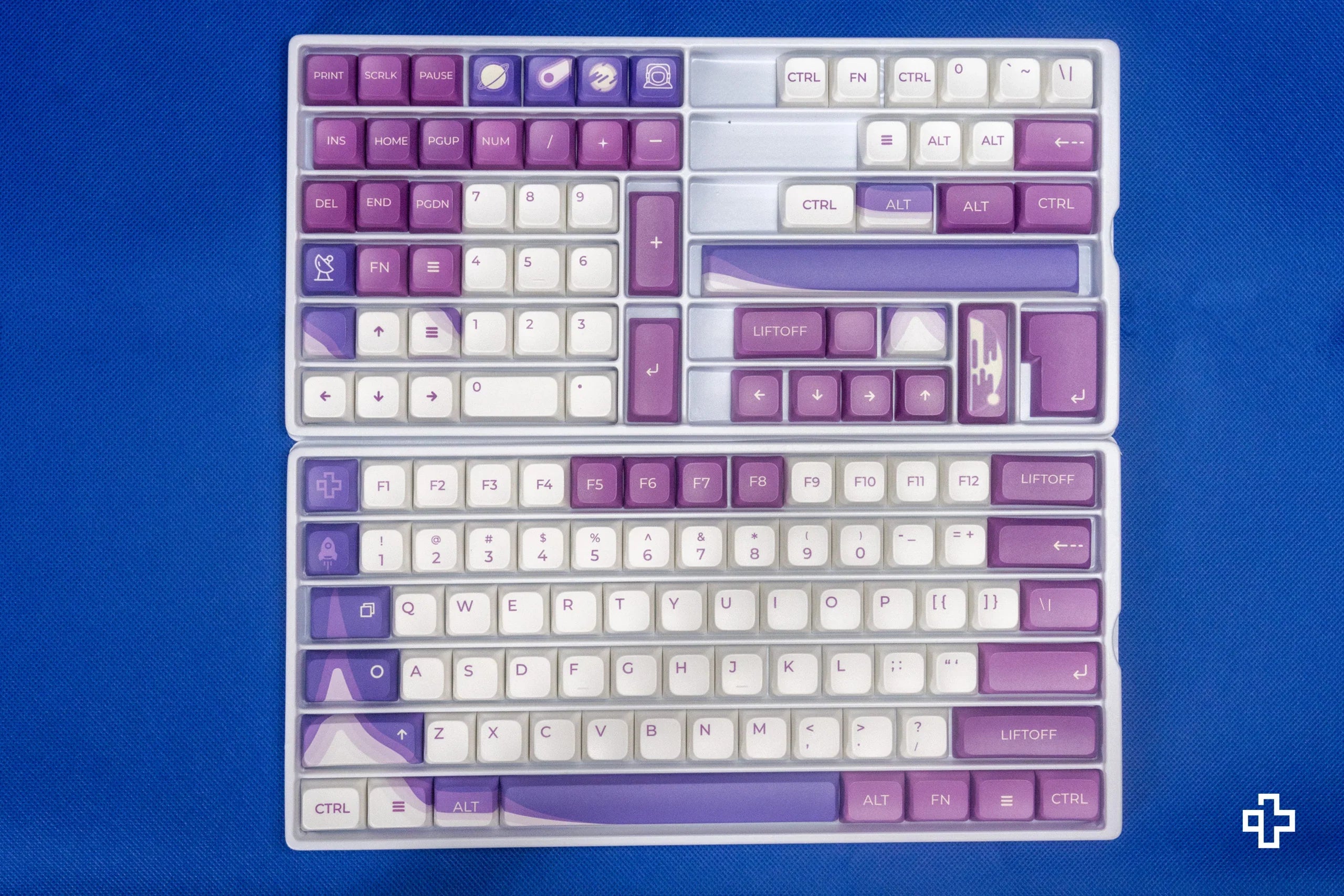 Zestaw keycapów QwertyKey LiftOff profil XDA materiał PBT