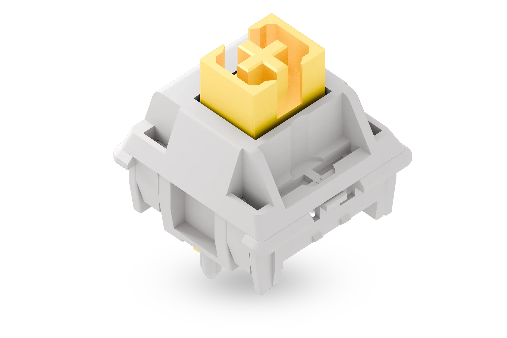 Wuque WS Yellow – Liniowe Switche Mechaniczne, 35 Szt.
