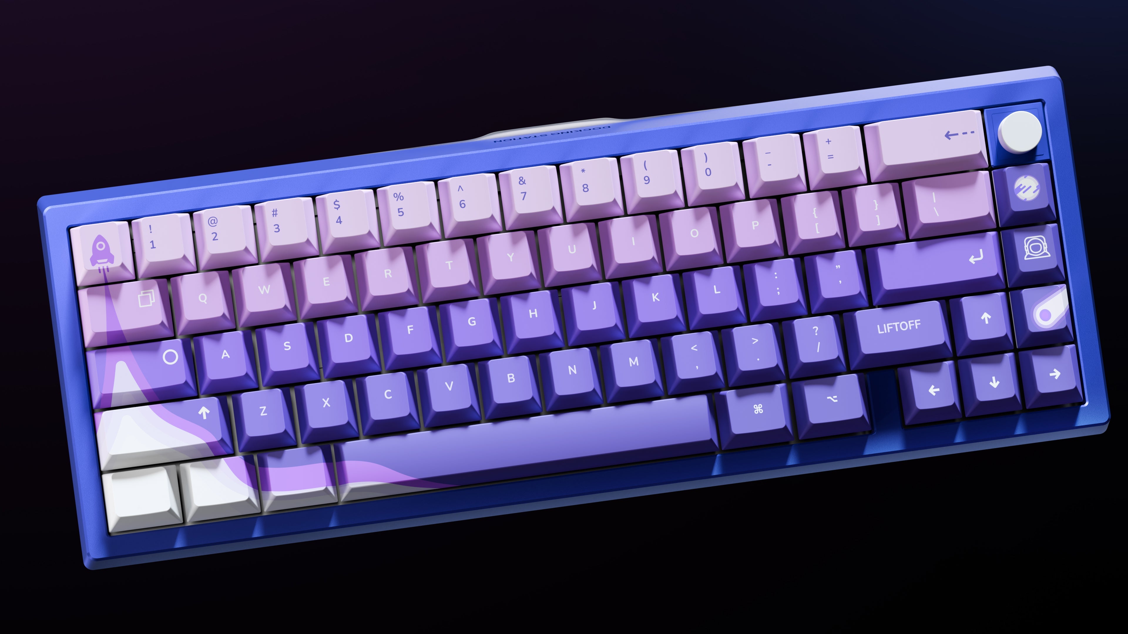 QwertyKey x Meletrix Zoom65 V3 Liftoff, klawiatura aluminiowa custom, Bluetooth, bezprzewodowa, QMK/VIA, pełne RGB