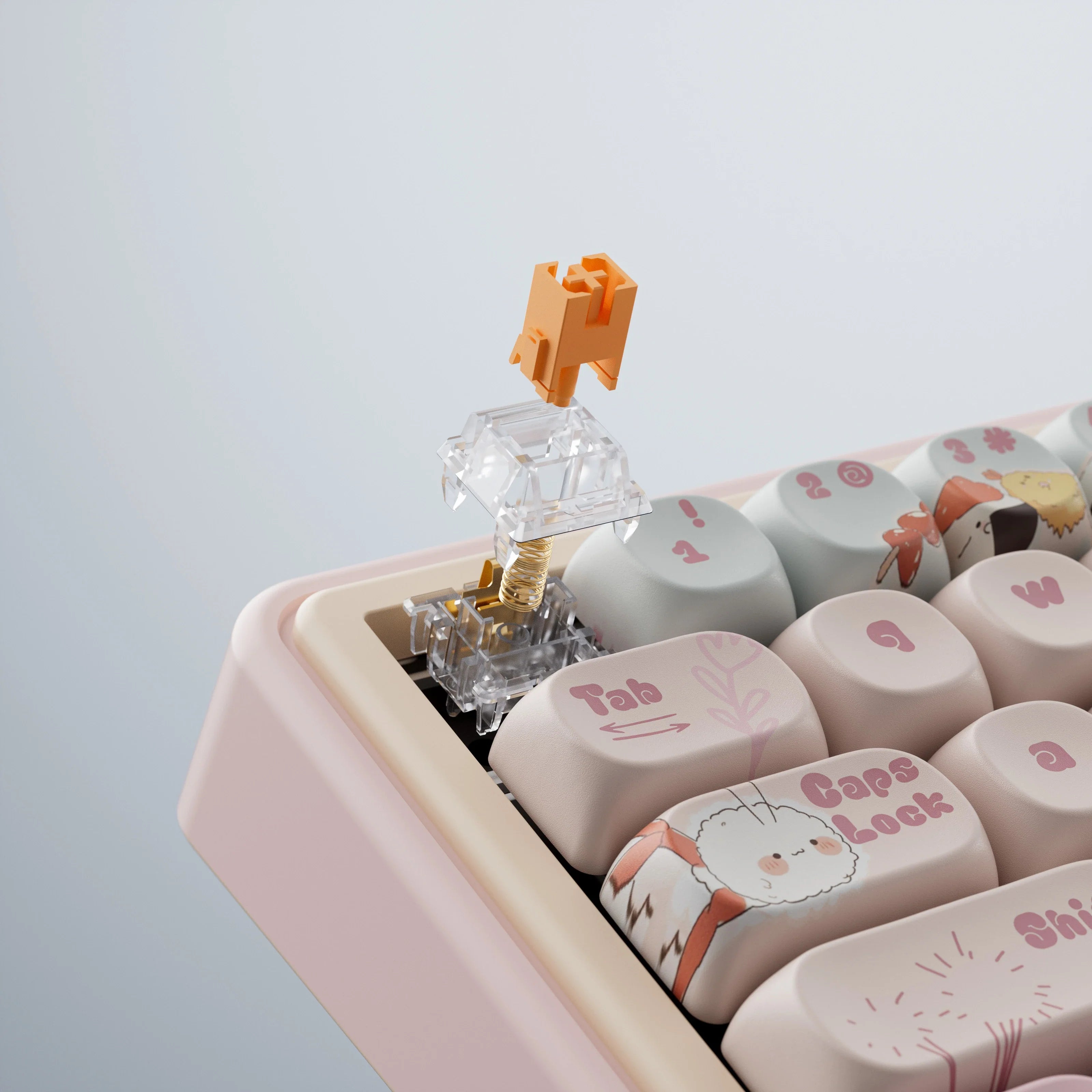 QwertyKey65 Pro Bliss – Bezprzewodowa Klawiatura Mechaniczna Gamingowa, Hotswap, Full RGB, VIA
