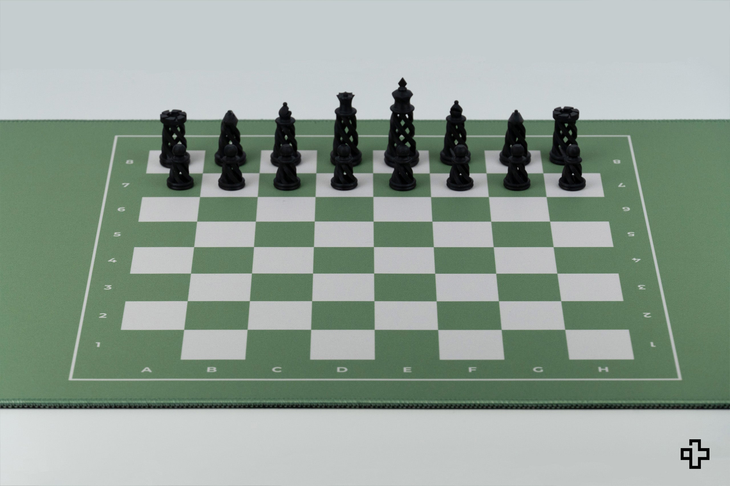 Deskmat / podkładka pod mysz QwertyKey Chess 4 mm obszyte krawędzie