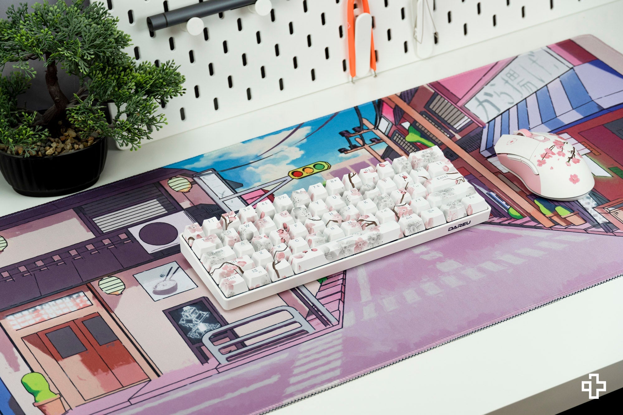 Deskmat Mousepad QwertyKey Japan Street 4mm margini cusute - QwertyKey