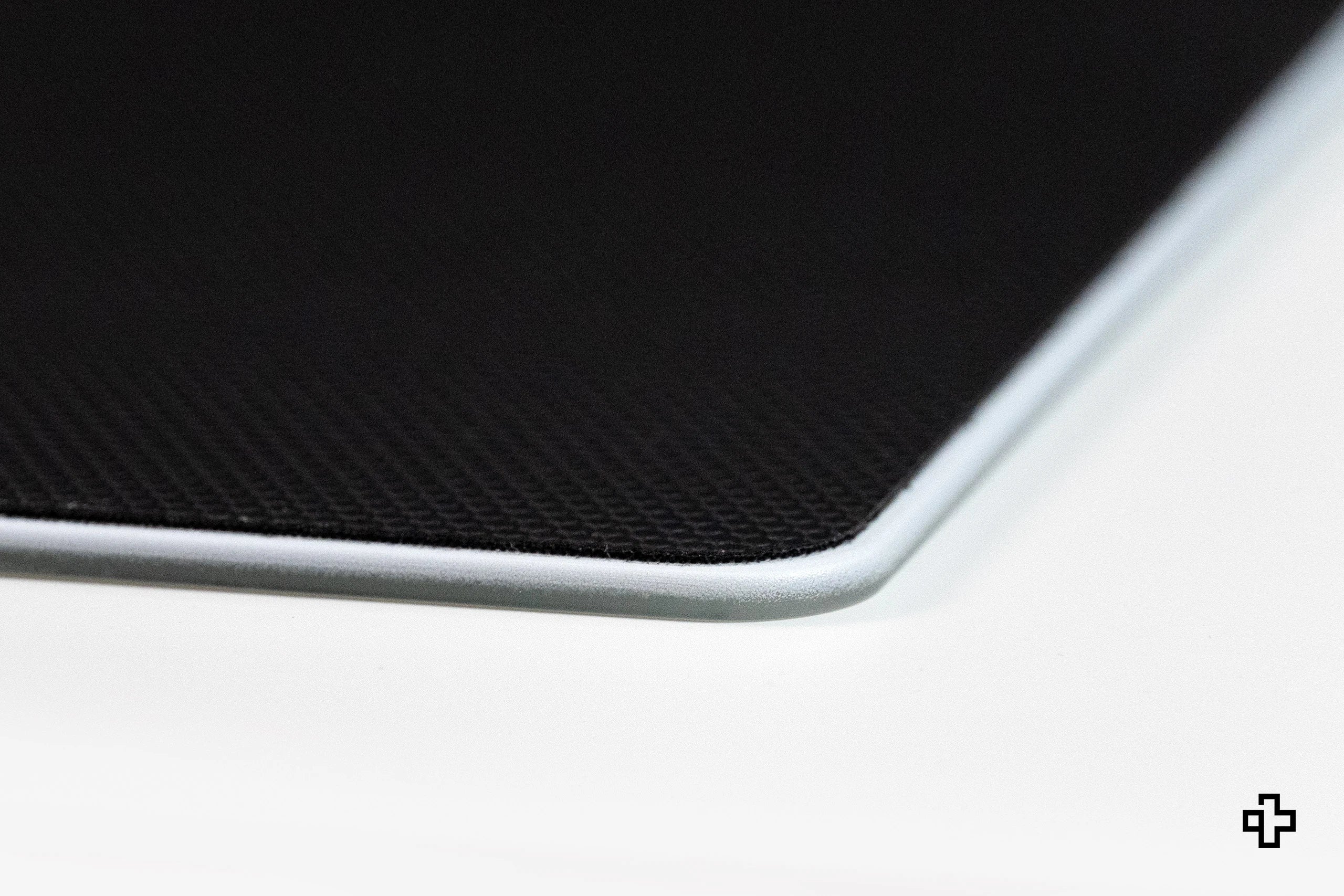 Podkładka pod mysz Gaming QwertyKey Esports Glass Biała szklana 3.2mm Anti - Slip TPU