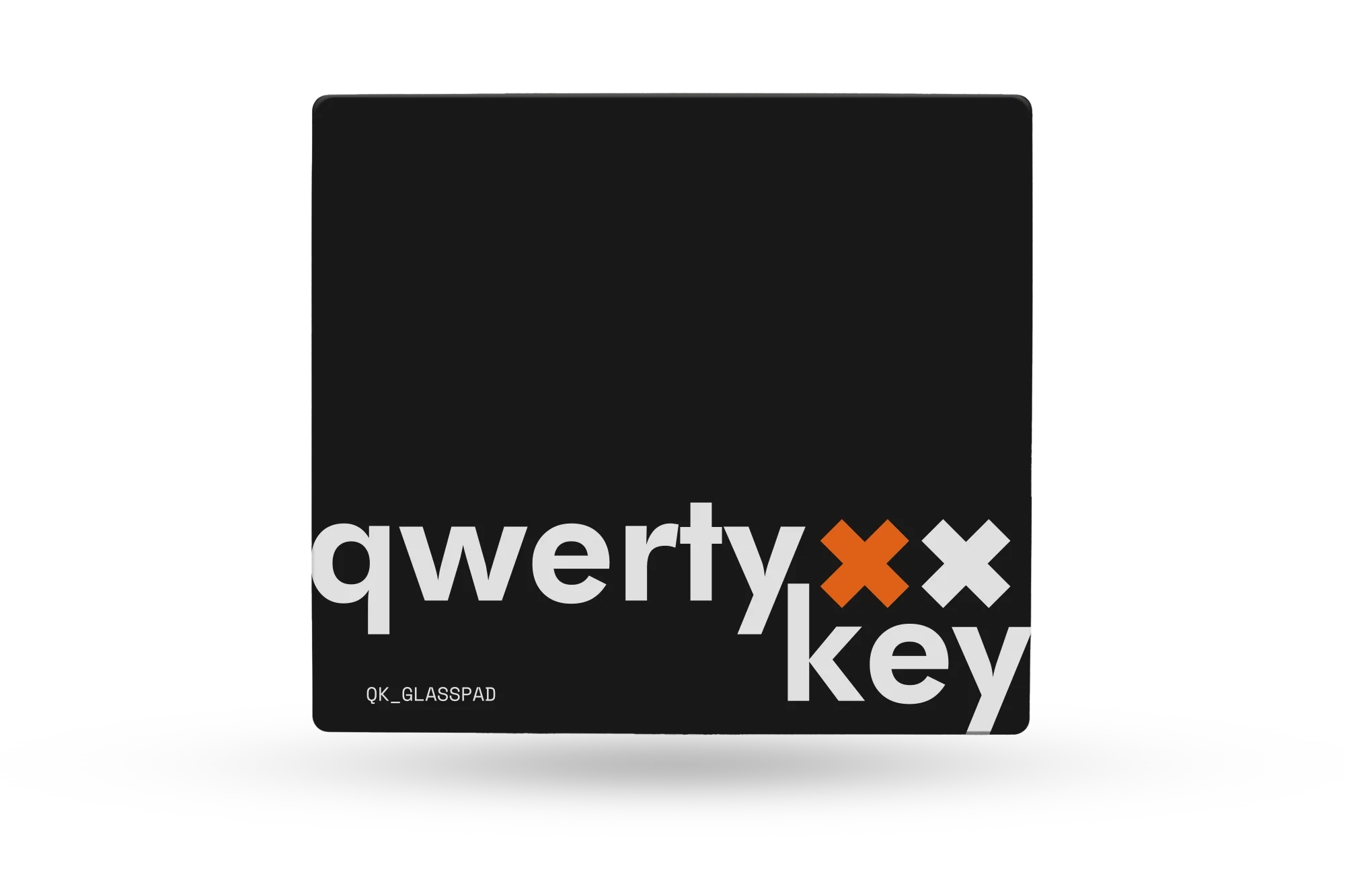 Podkładka pod mysz Gaming QwertyKey Esports szklana 3.2mm Anti - Slip TPU