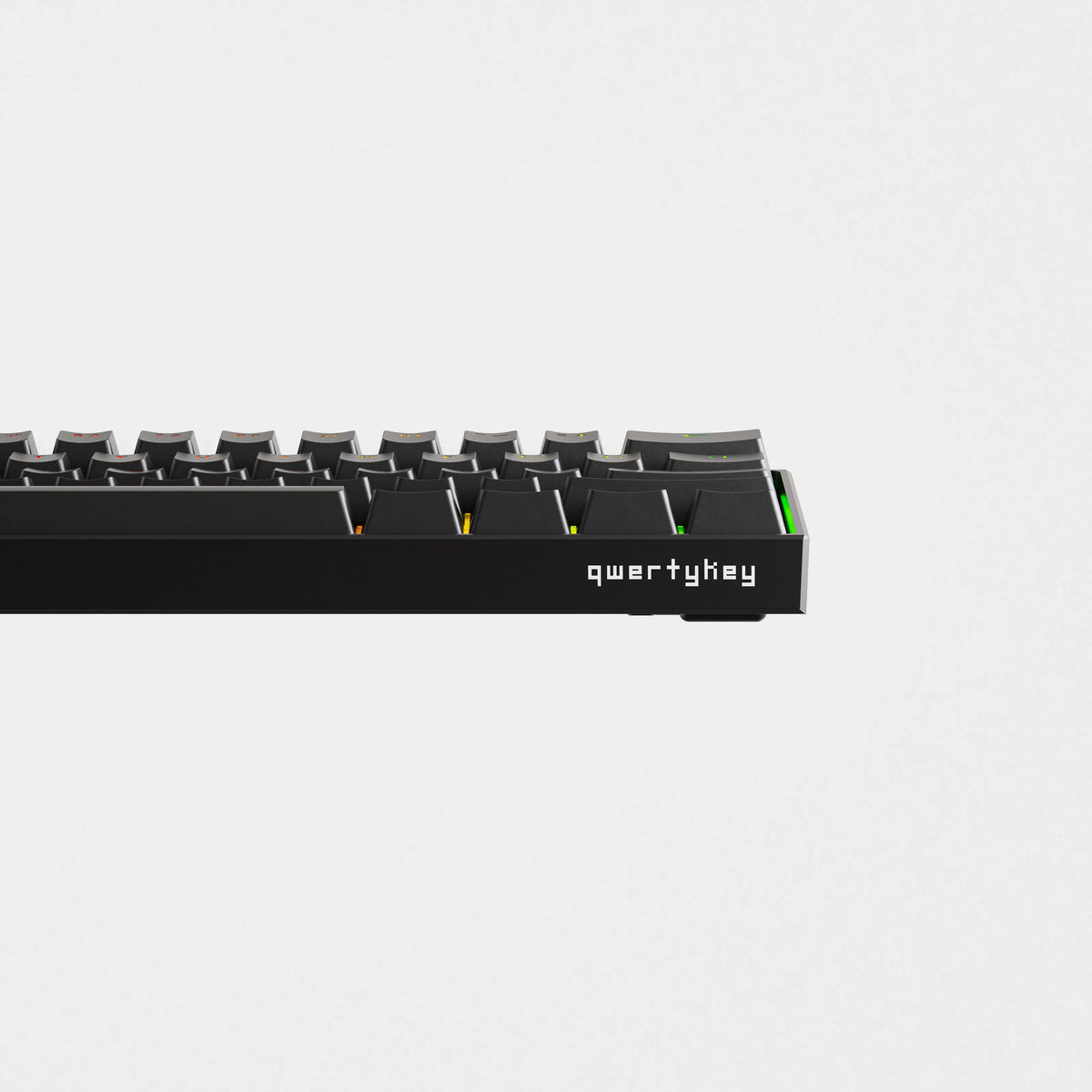 QwertyKey H61 Pro V2 Czarna – Klawiatura Mechaniczna Gamingowa, Hotswap, Full RGB