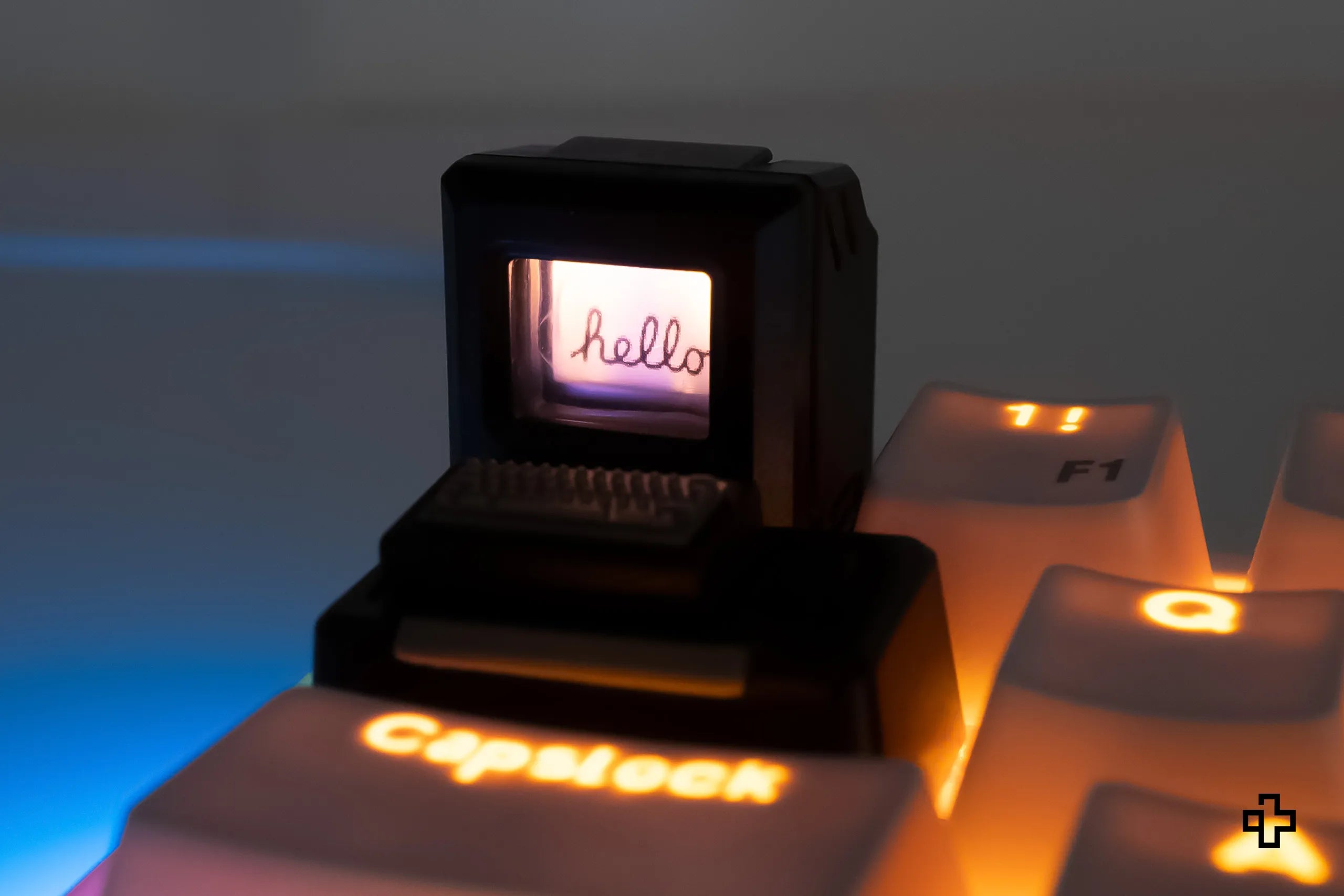 Keycap artisan Calculator Vintage czarny