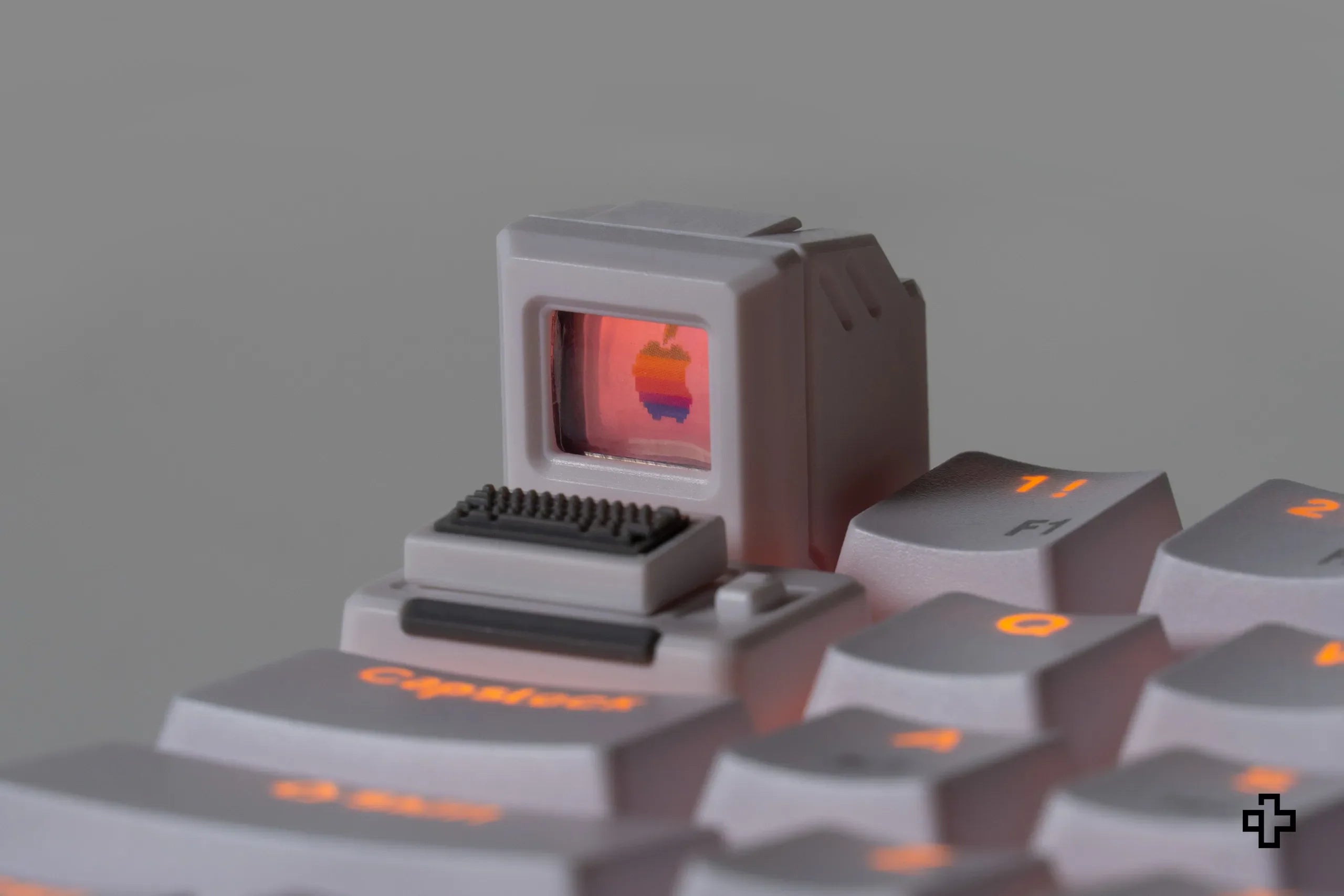 Keycap artisan Calculator Vintage biały
