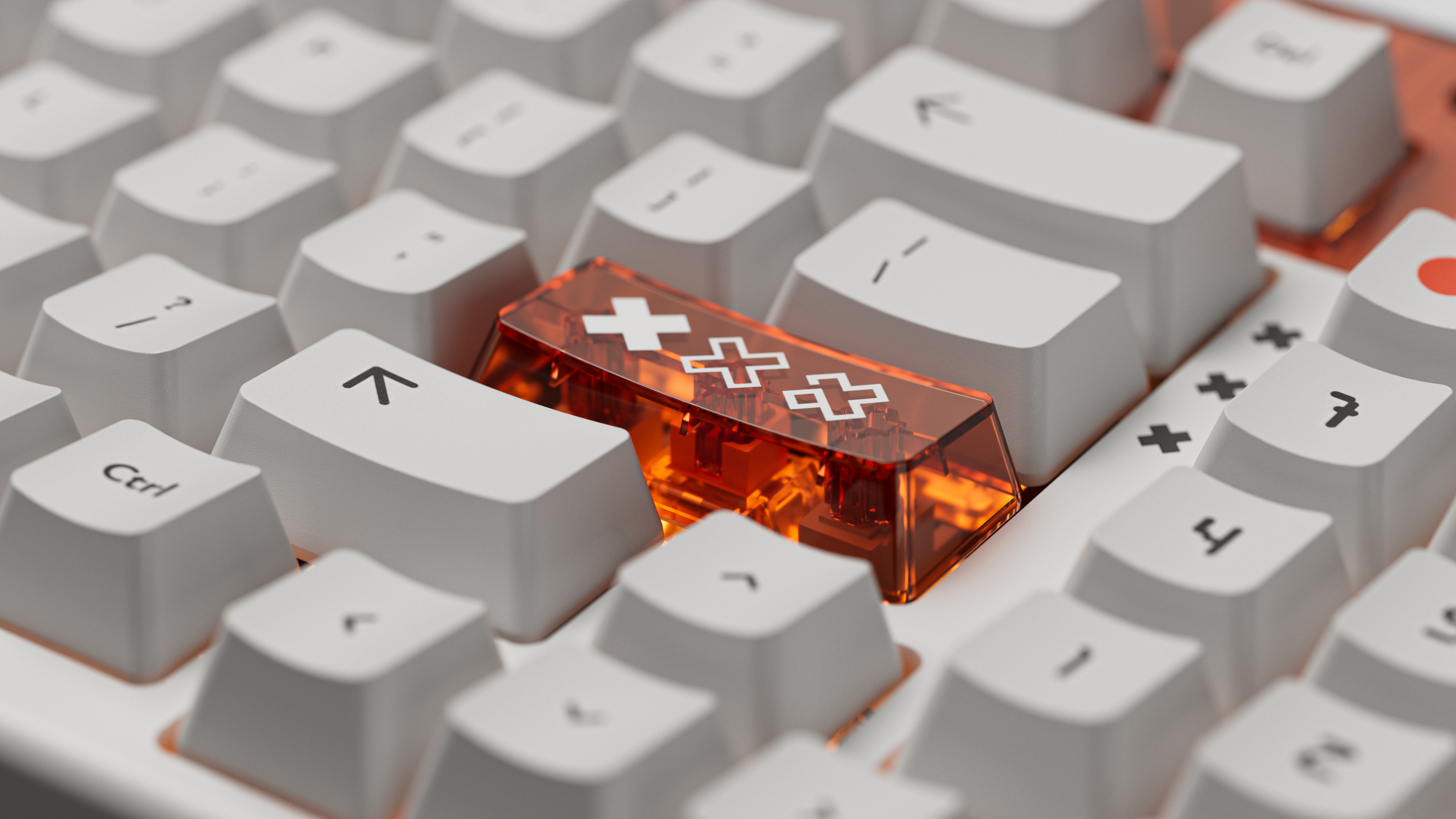QwertyKey100 Apex - bezprzewodowa klawiatura mechaniczna gamingowa, Hotswap, RGB, gasket mount, z ekranem