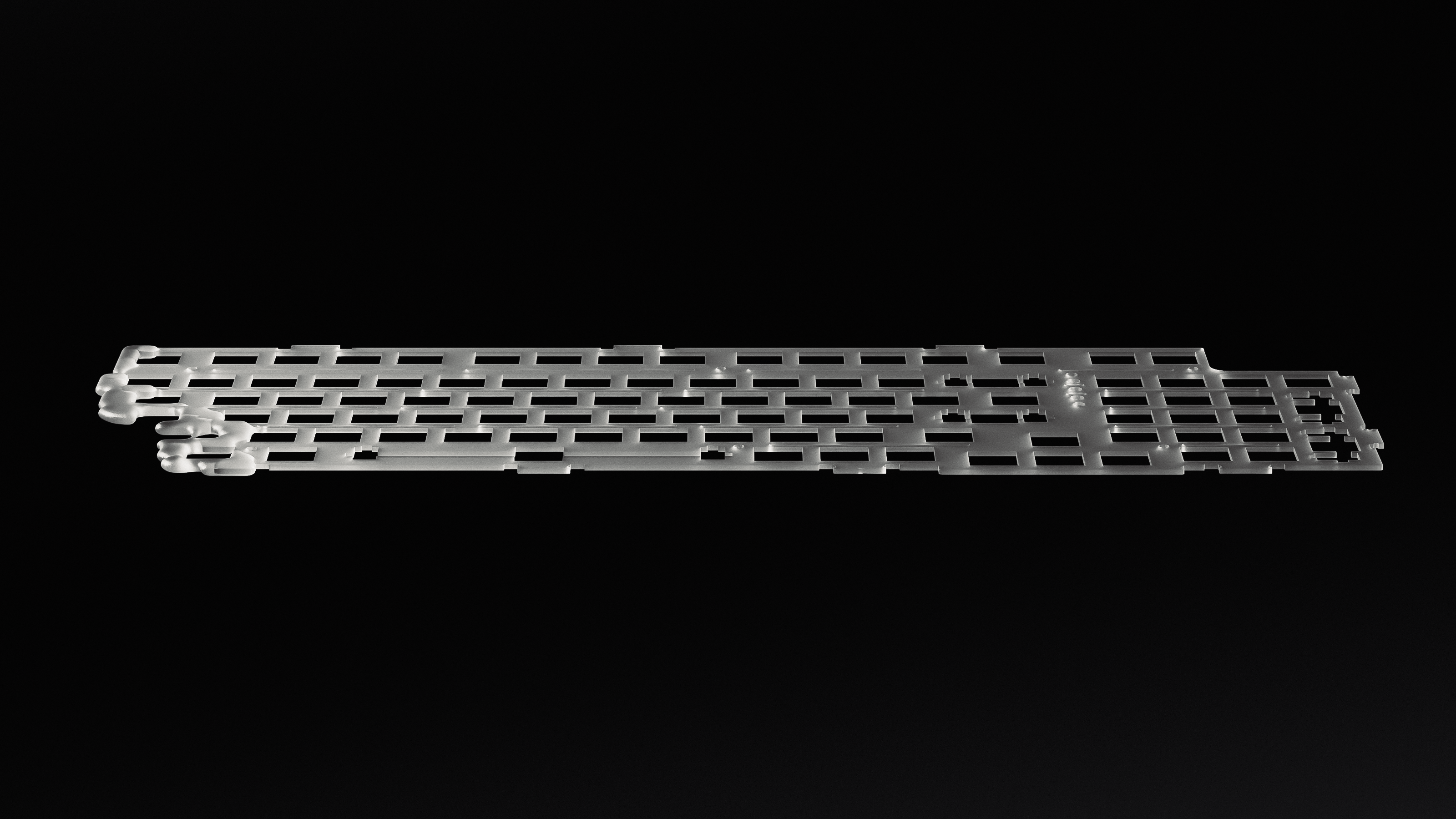 QwertyKey100 Apex - bezprzewodowa klawiatura mechaniczna gamingowa, Hotswap, RGB, gasket mount, z ekranem
