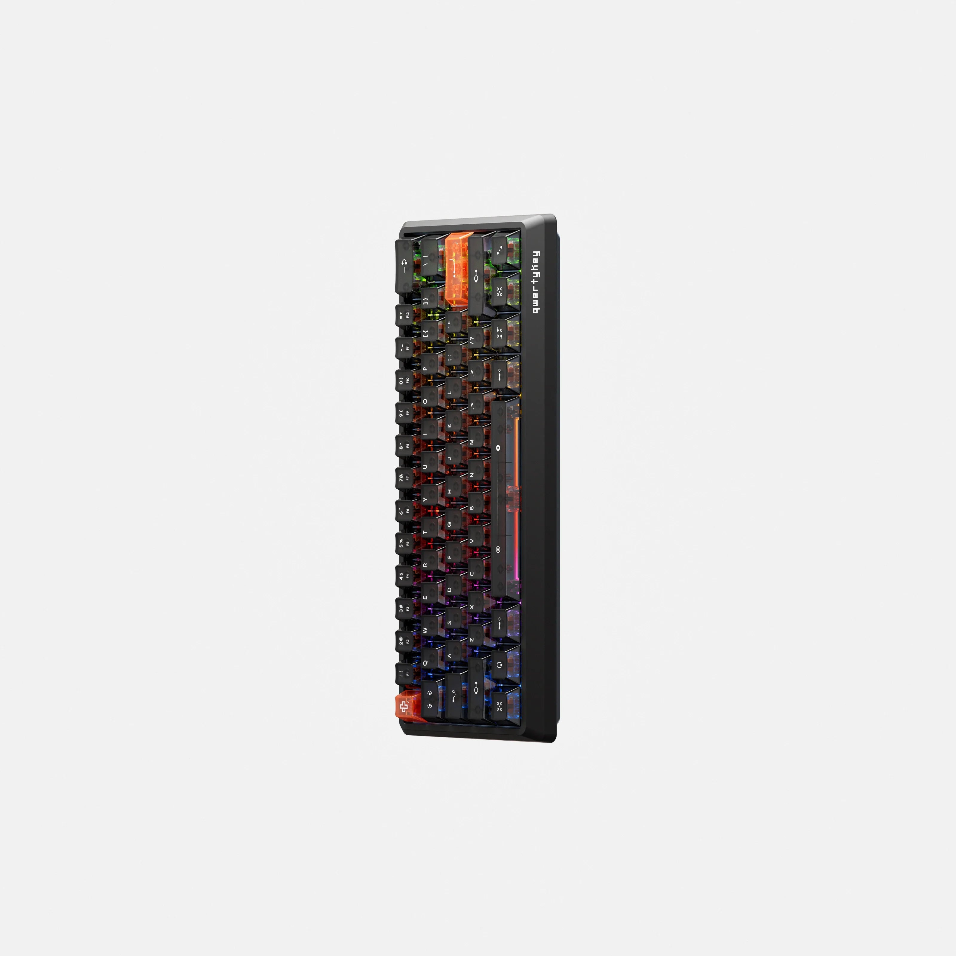 QwertyKey QK61 HE Phantom Czarna – Magnetyczna Klawiatura Gamingowa Hall Effect, Rapid Trigger, Snap Tap, Full RGB