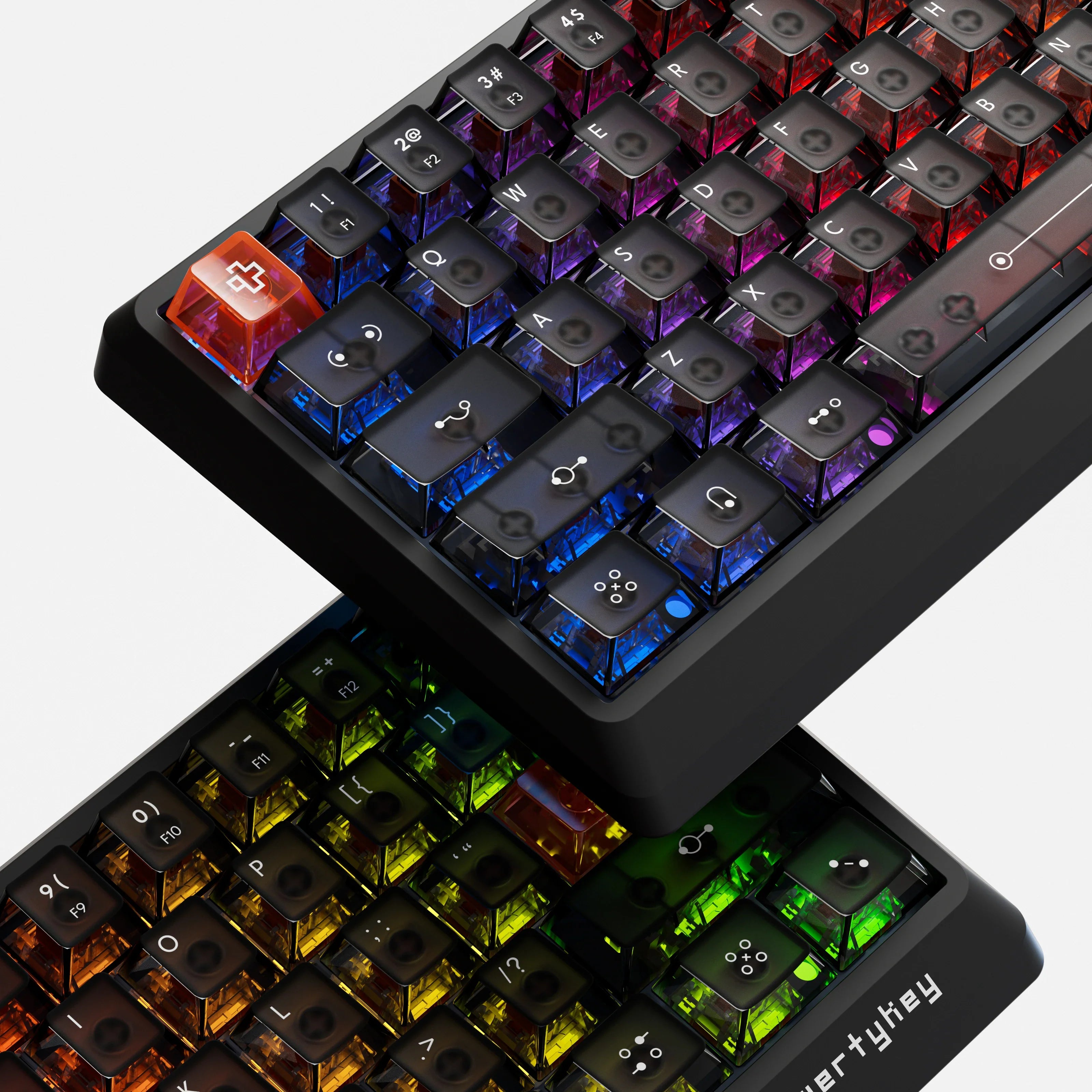 QwertyKey QK61 HE Phantom Czarna – Magnetyczna Klawiatura Gamingowa Hall Effect, Rapid Trigger, Snap Tap, Full RGB