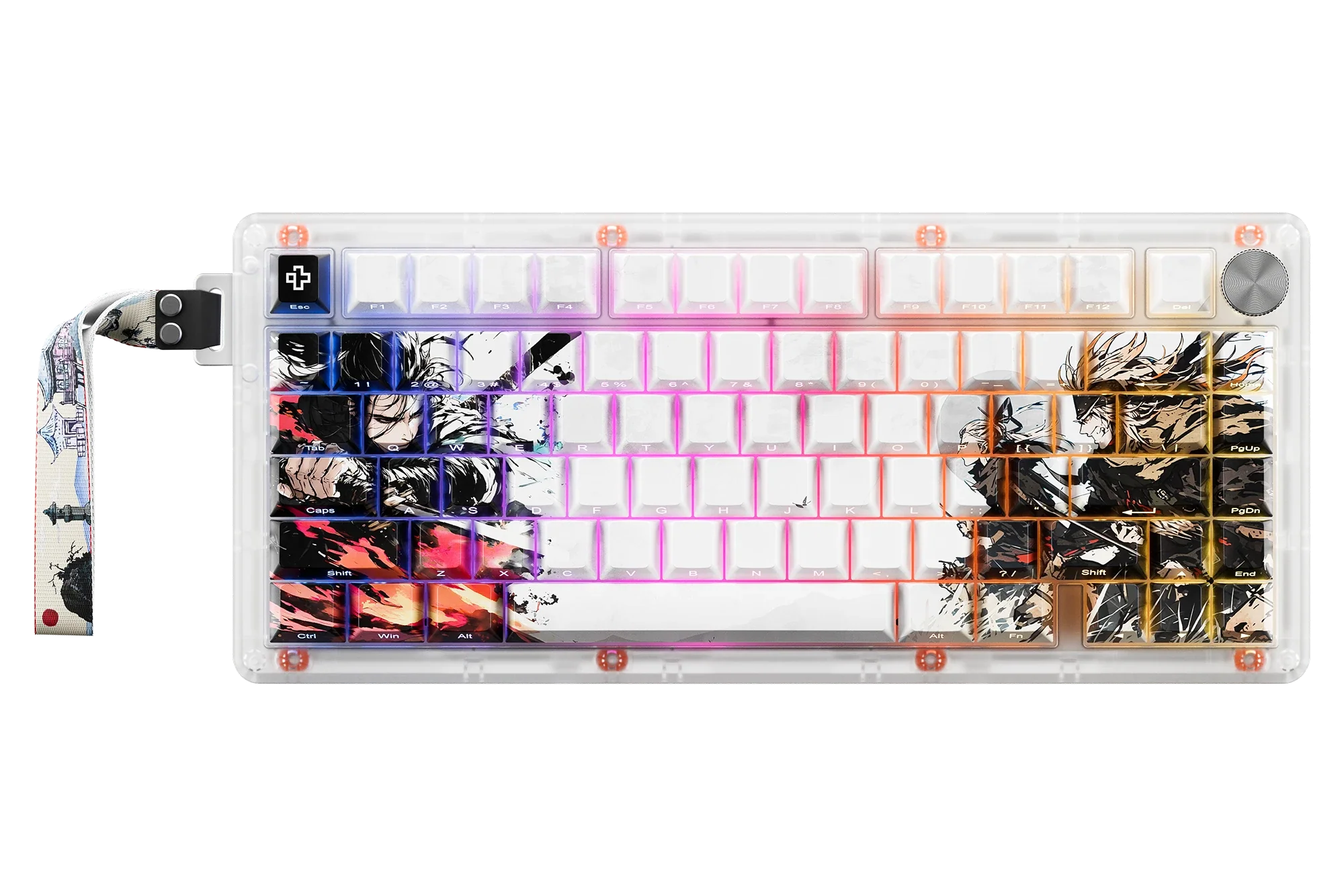 QwertyKey75 HE Striker - Hall Effect, Rapid Trigger, RGB, Snap Tap, Przełączniki Magnetyczne