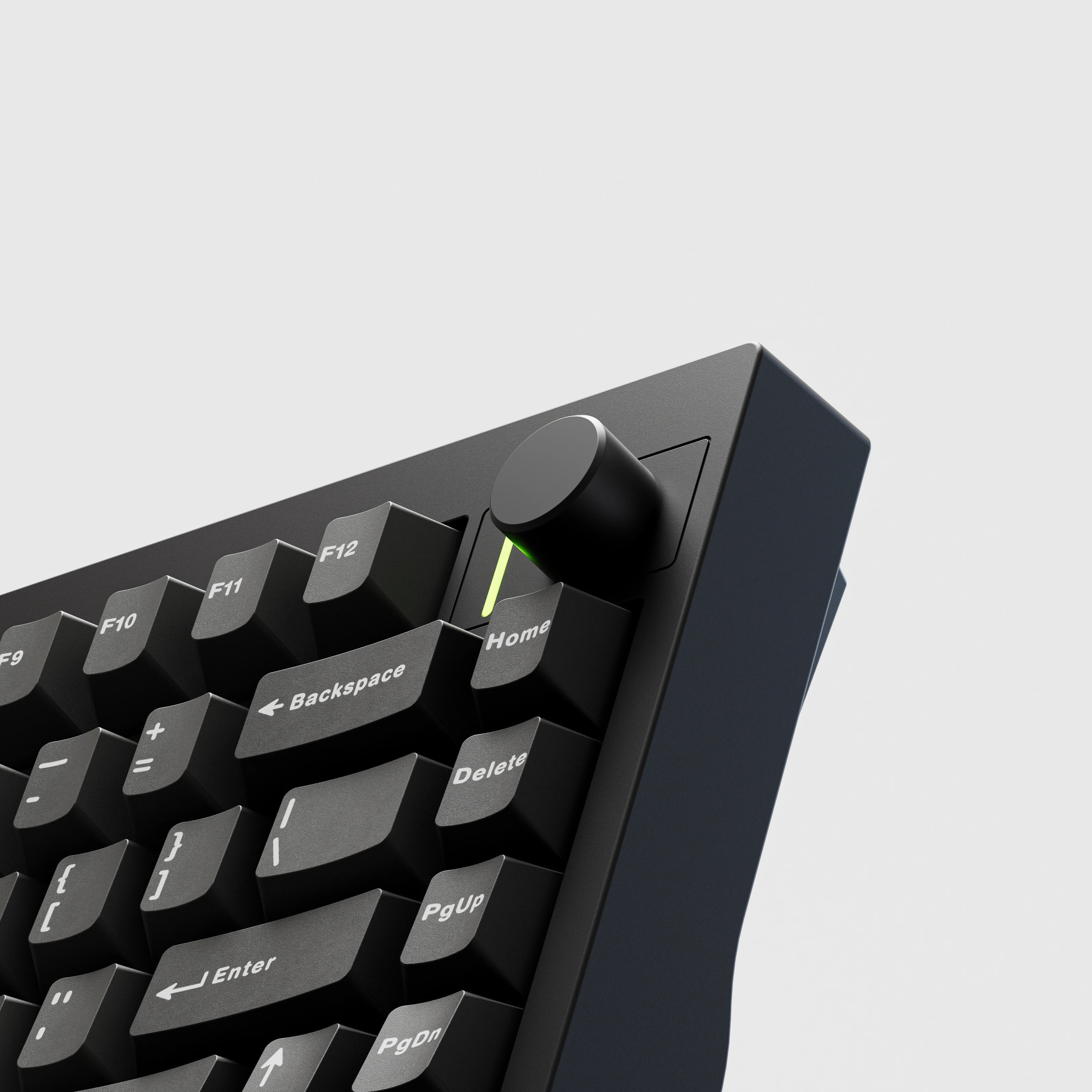 QwertyKey75 Pro V2 czarna Web Software - bezprzewodowa klawiatura mechaniczna gamingowa, Hotswap, RGB, gasket mount