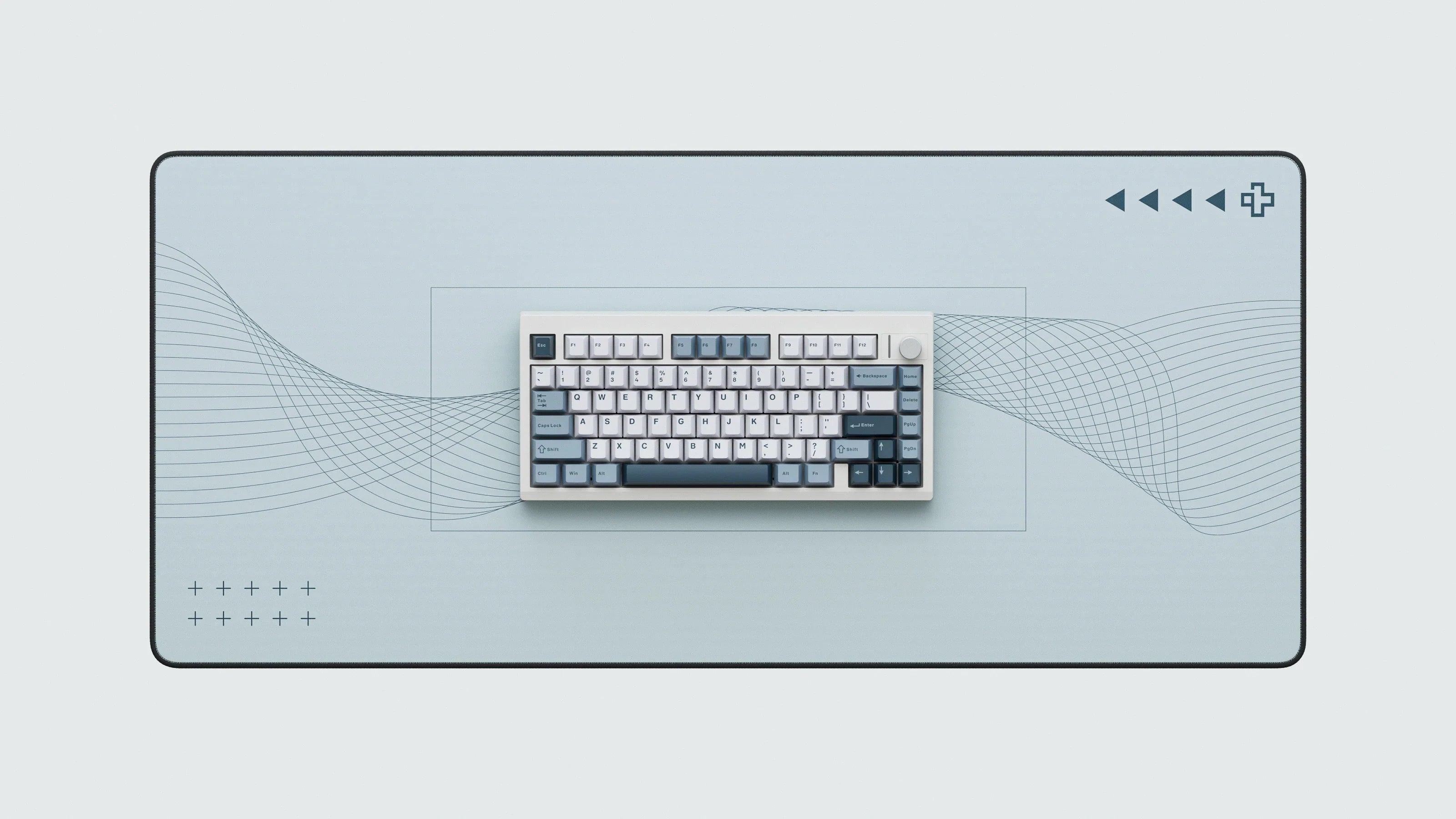 QwertyKey75 Pro V2 biała Web Software - bezprzewodowa klawiatura mechaniczna gamingowa, Hotswap, RGB, gasket mount