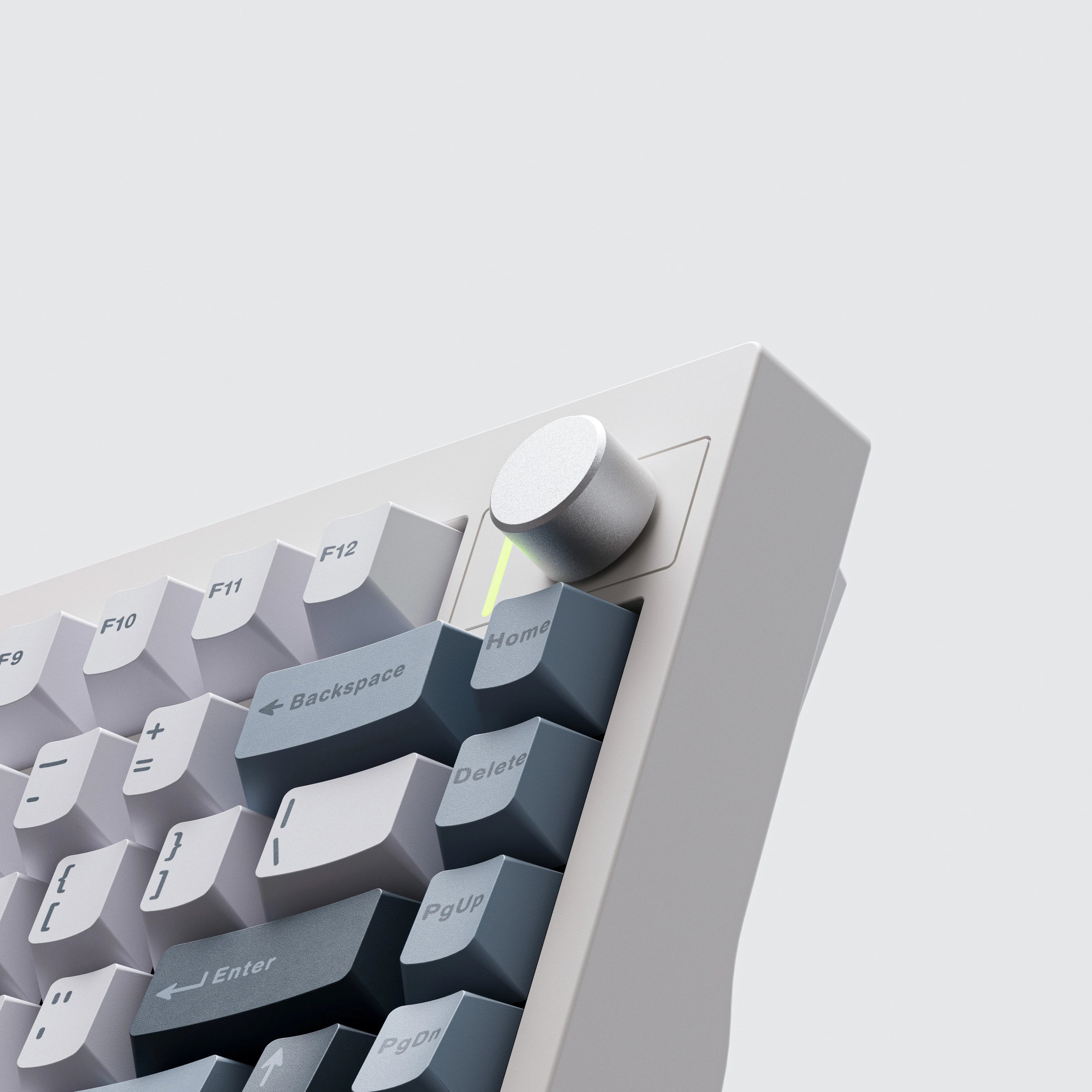 QwertyKey75 Pro V2 biała Web Software - bezprzewodowa klawiatura mechaniczna gamingowa, Hotswap, RGB, gasket mount