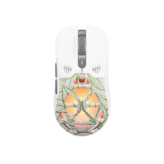 Obudowa myszy QKM1 Leaf, biała