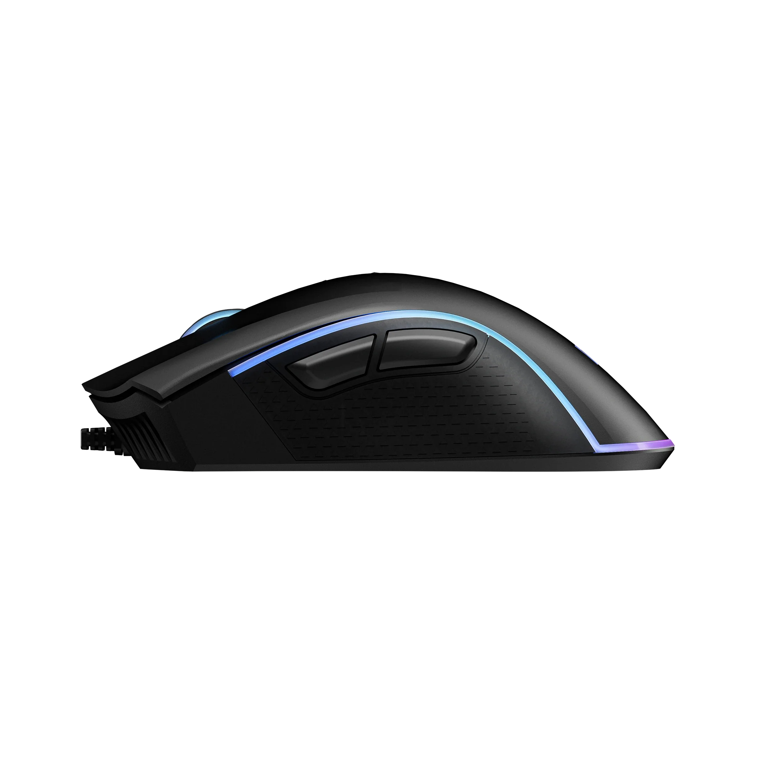 mysz Gaming QwertyKey Forge czarna, RGB, 12.000 DPI, z oprogramowaniem