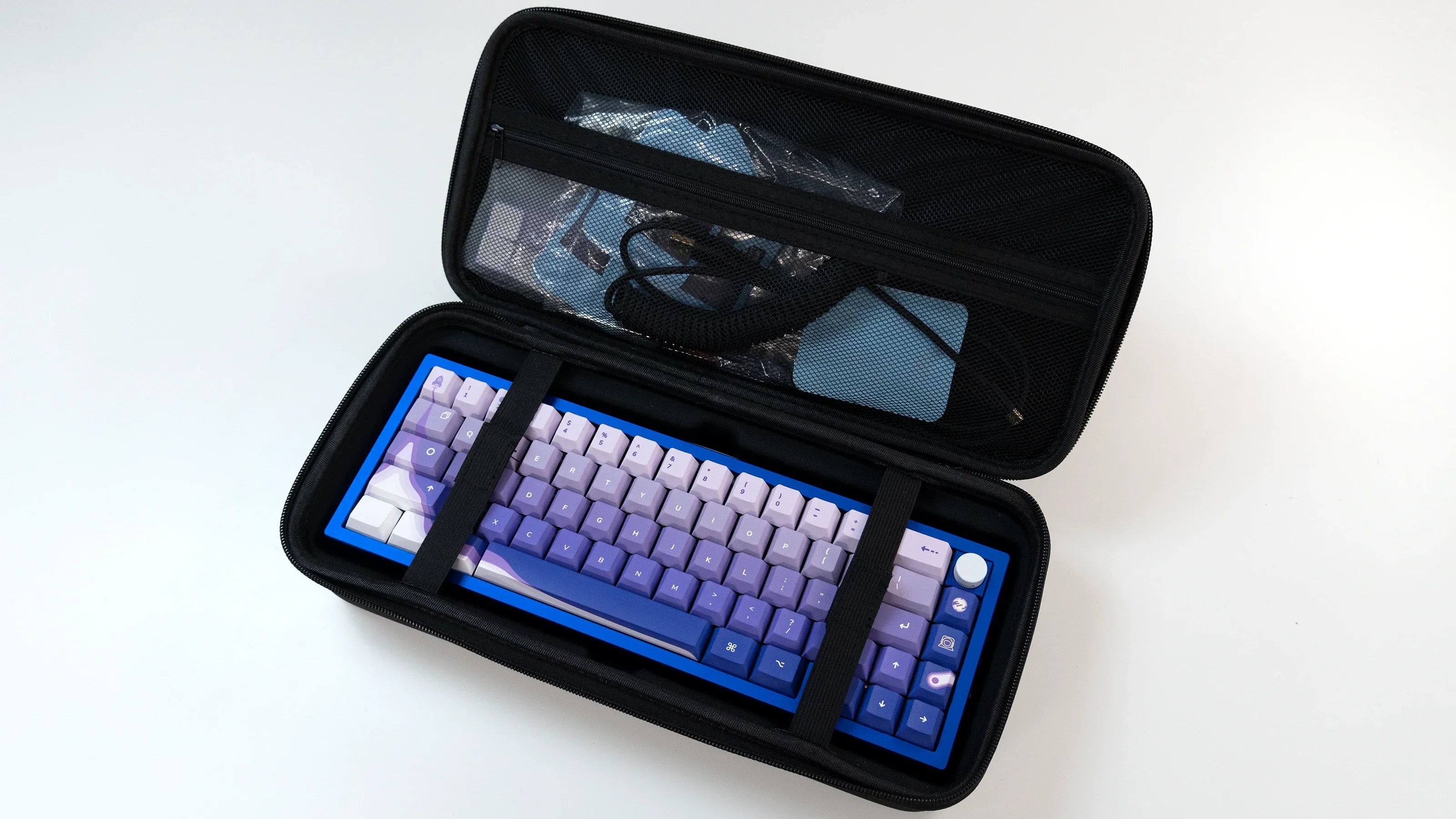 QwertyKey x Meletrix Zoom65 V3 Liftoff, klawiatura aluminiowa custom, Bluetooth, bezprzewodowa, QMK/VIA, pełne RGB