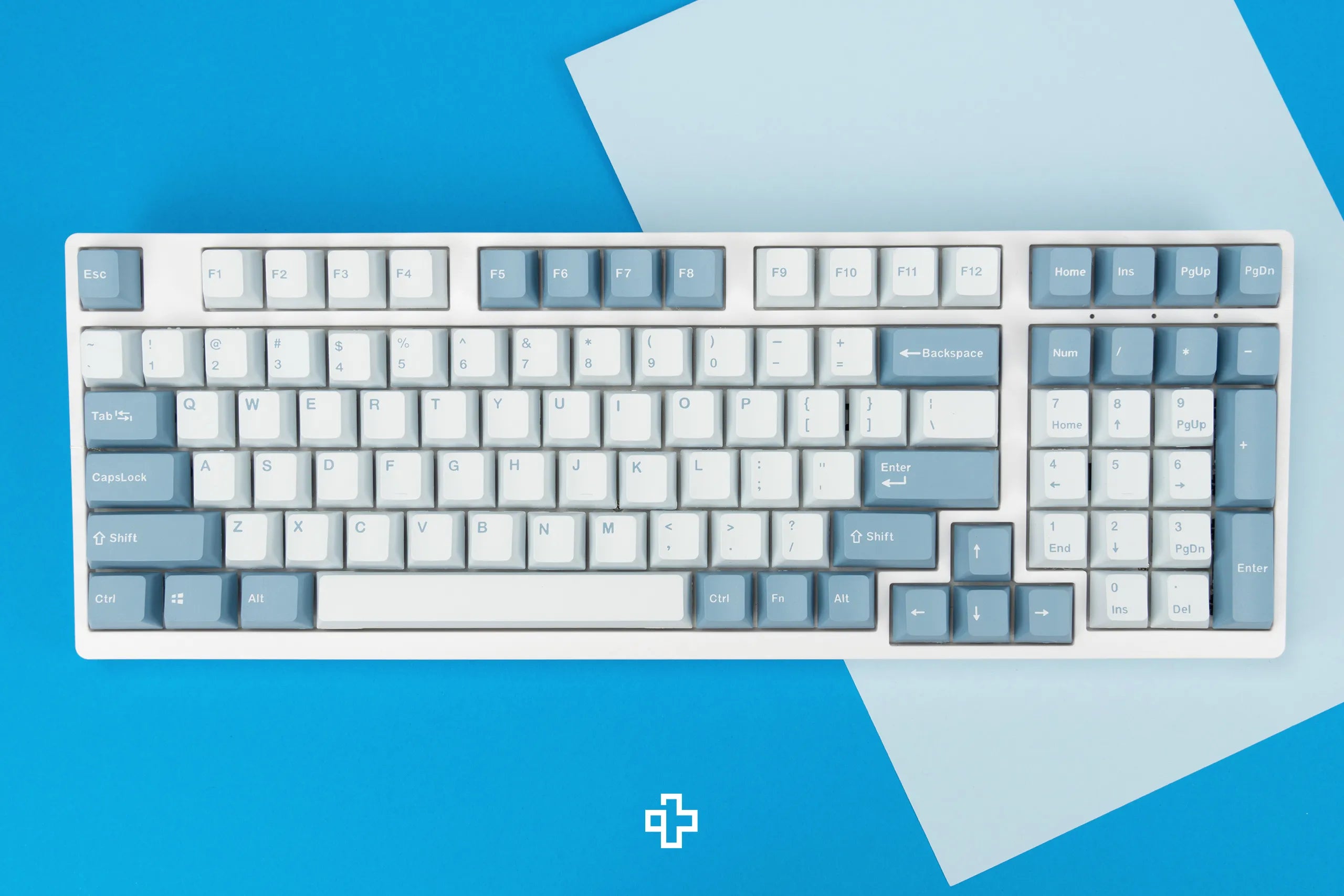 Zestaw keycapów QwertyKey Iceberg PBT Double Shot profil OEM