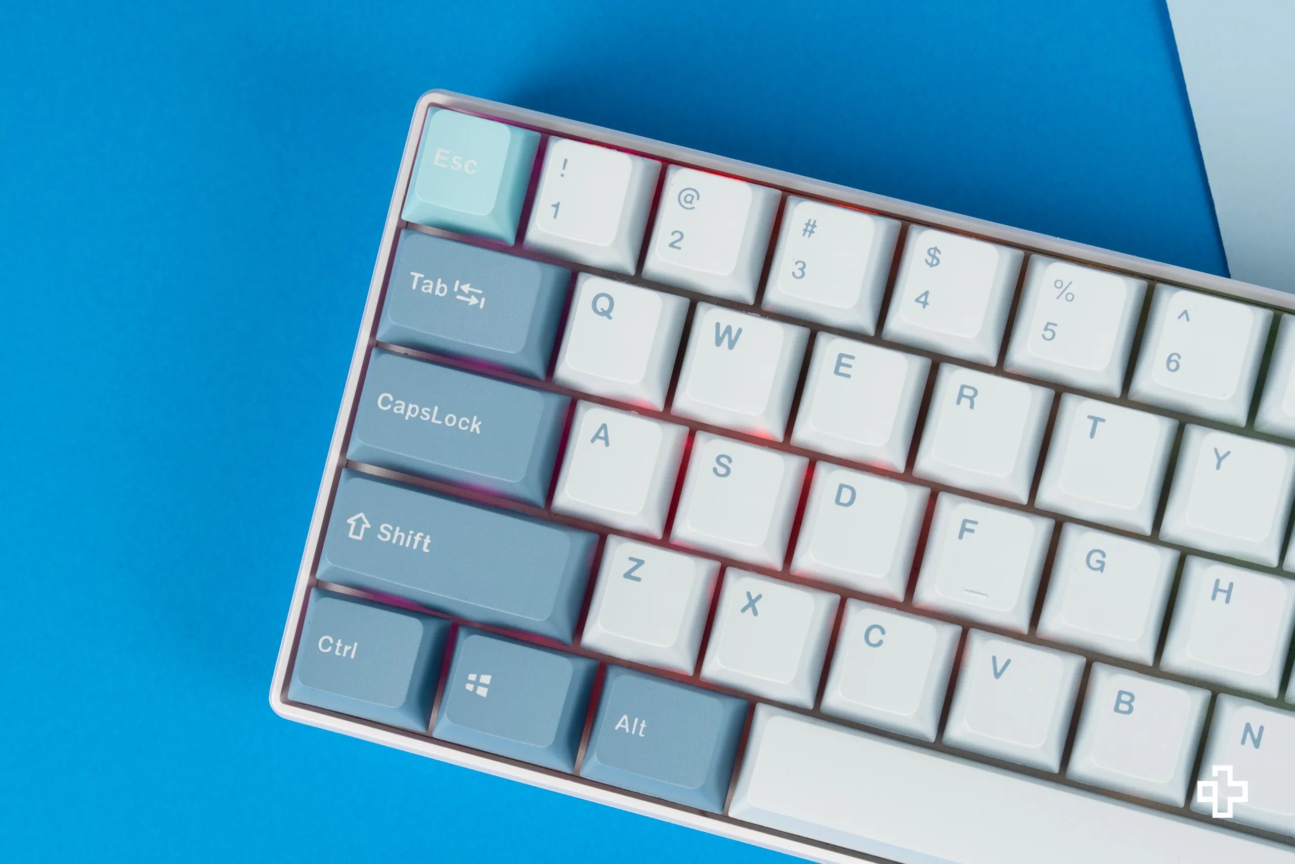 Zestaw keycapów QwertyKey Iceberg PBT Double Shot profil OEM