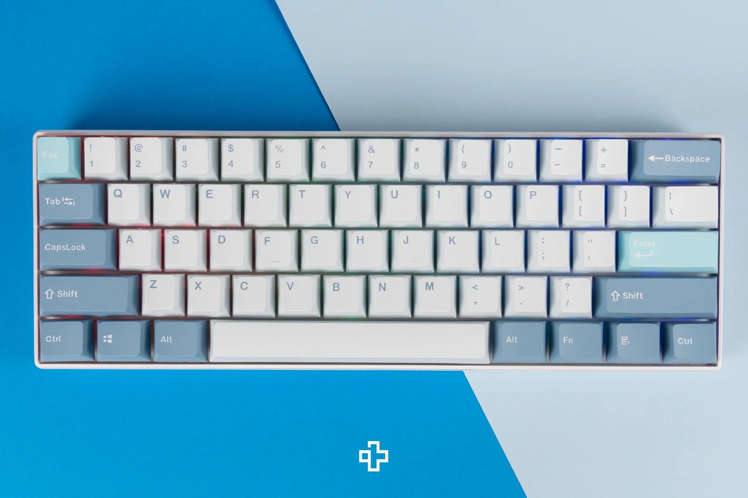 Zestaw keycapów QwertyKey Iceberg PBT Double Shot profil OEM