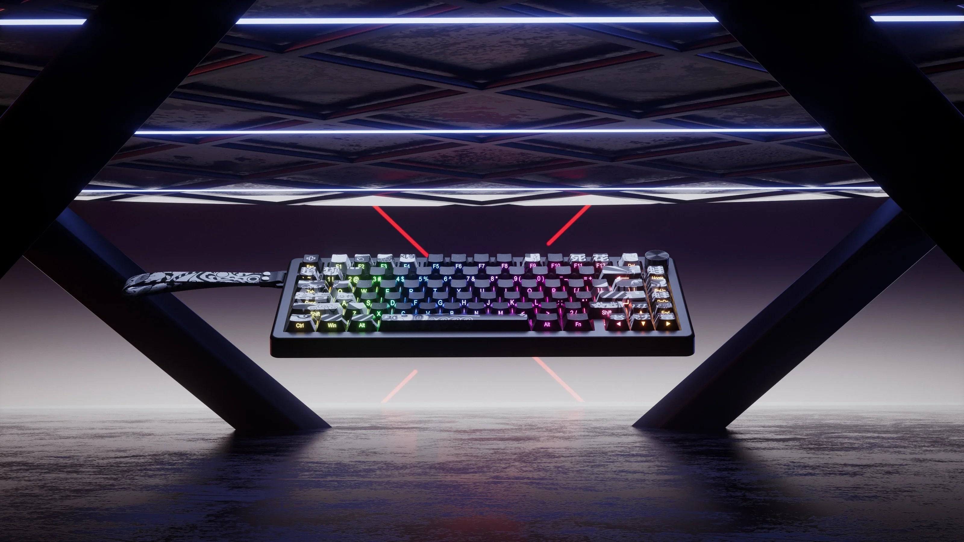 QwertyKey75 HE Momo - Hall Effect, Rapid Trigger, RGB, Snap Tap, Przełączniki Magnetyczne
