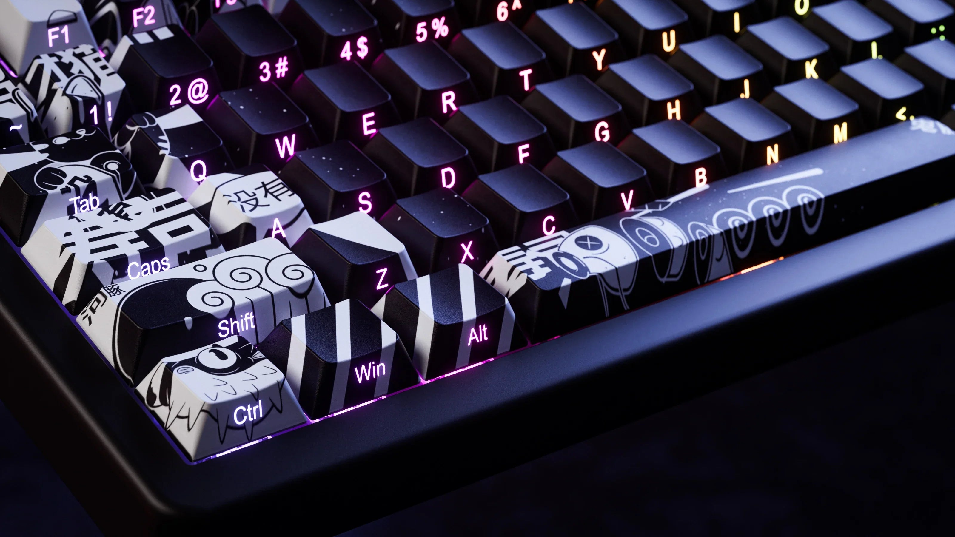 QwertyKey75 HE Momo - Hall Effect, Rapid Trigger, RGB, Snap Tap, Przełączniki Magnetyczne