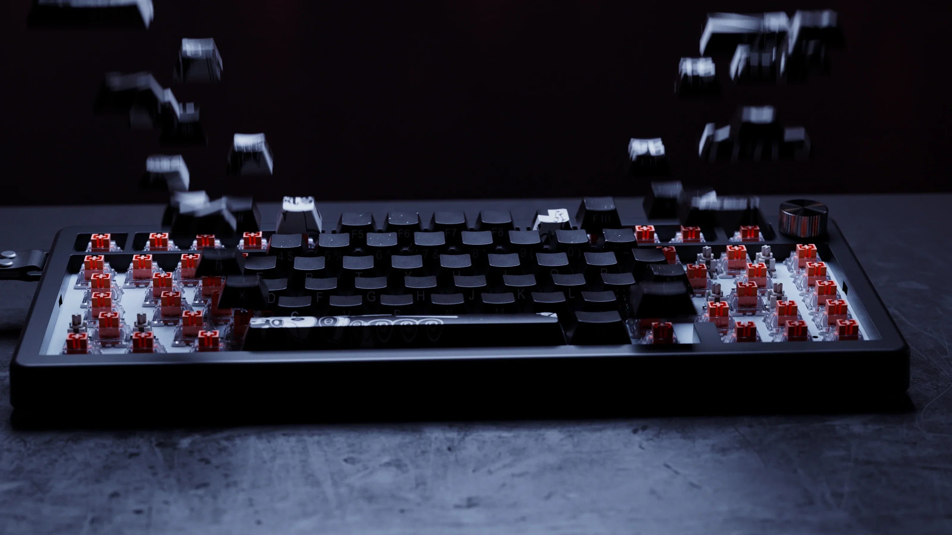 QwertyKey75 HE Momo - Hall Effect, Rapid Trigger, RGB, Snap Tap, Przełączniki Magnetyczne