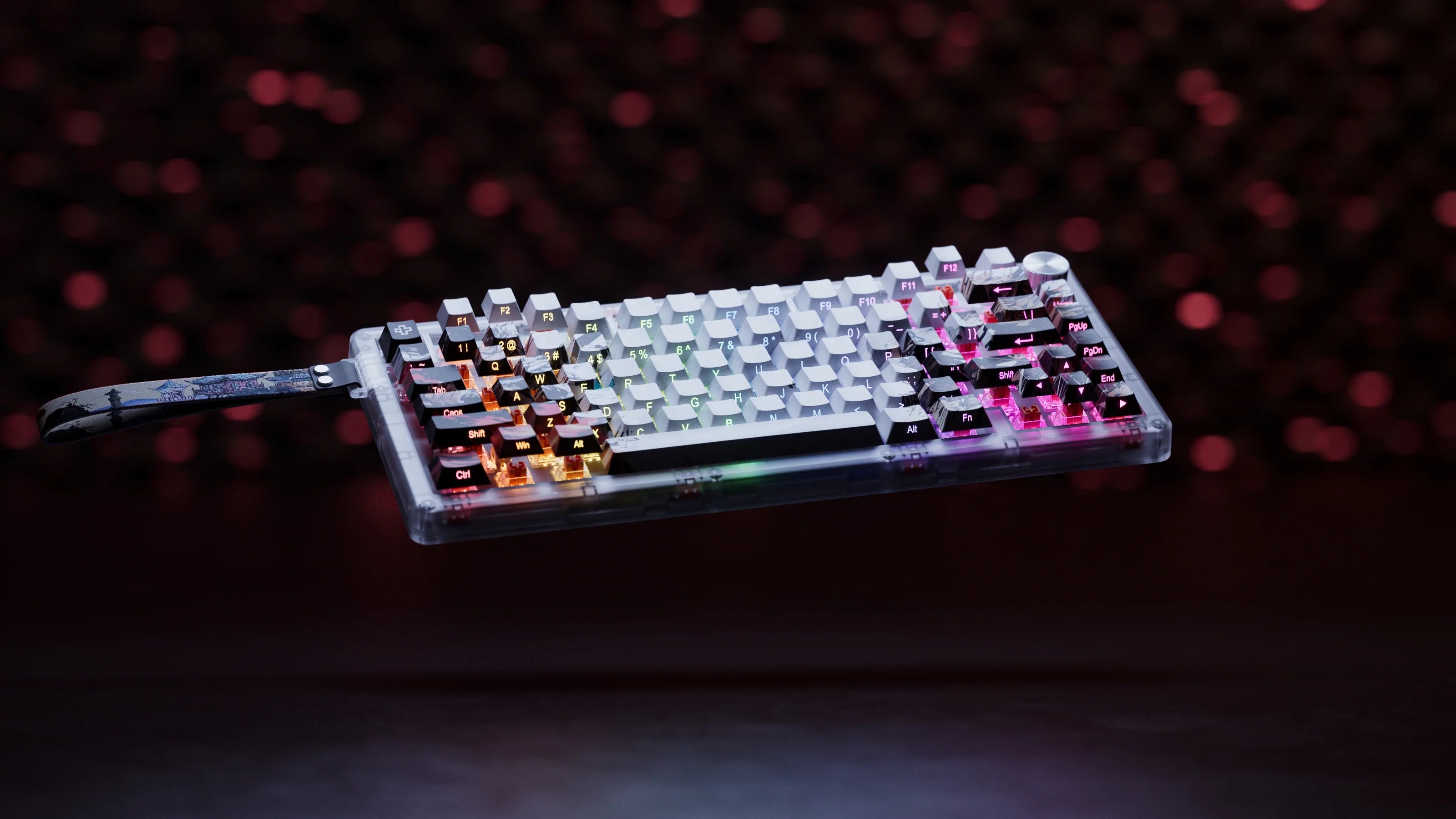 QwertyKey75 HE Striker - Hall Effect, Rapid Trigger, RGB, Snap Tap, Przełączniki Magnetyczne