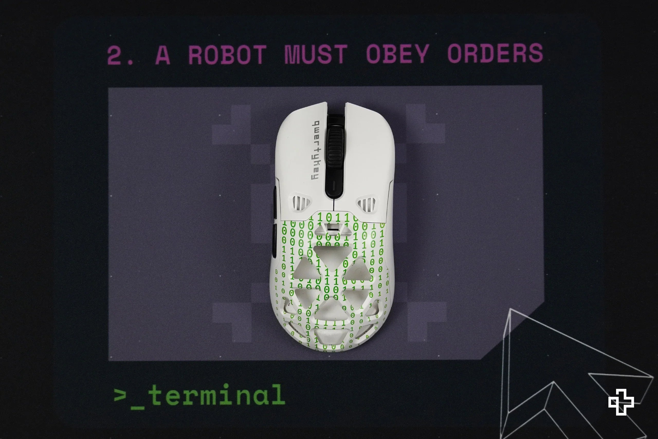 Obudowa myszy QKM1 Terminal, biała