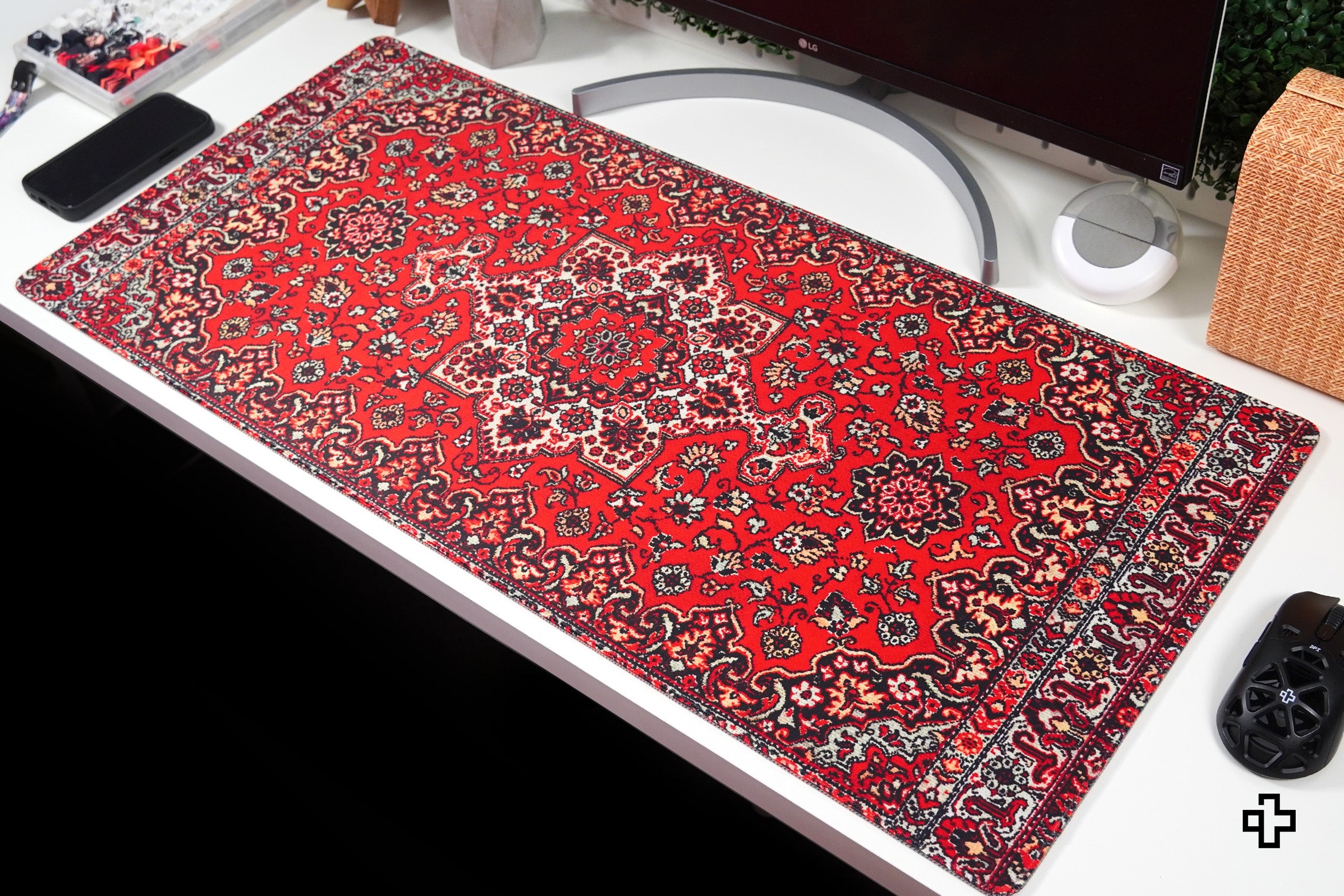 Deskmat / podkładka pod mysz QwertyKey Balcanic 4 mm obszyte krawędzie