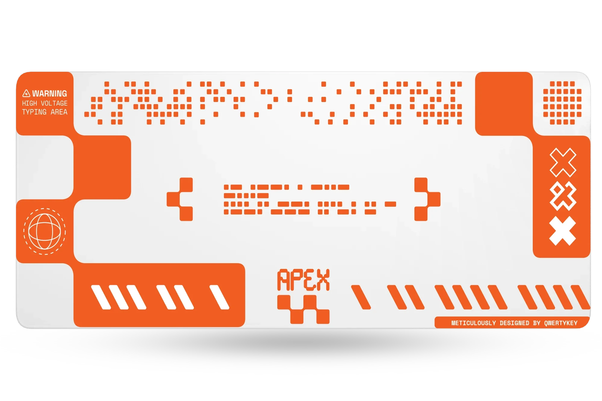 Deskmat QwertyKey Apex, 4 mm, obszyte krawędzie