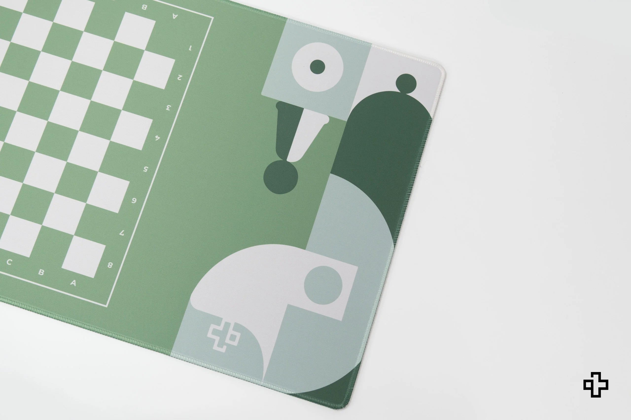 Deskmat / podkładka pod mysz QwertyKey Chess 4 mm obszyte krawędzie