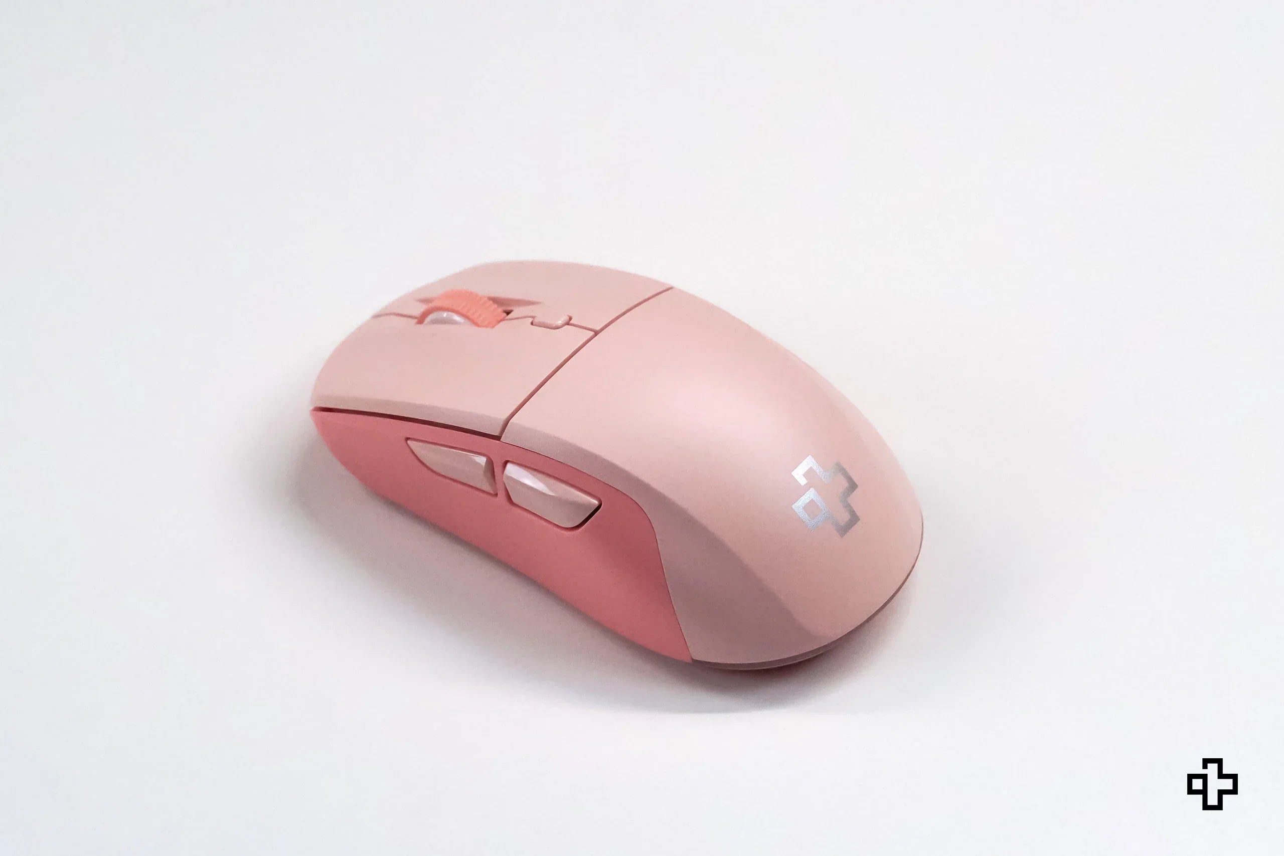 mysz QwertyKey Flow Office Bluetooth bezprzewodowa RGB różowa