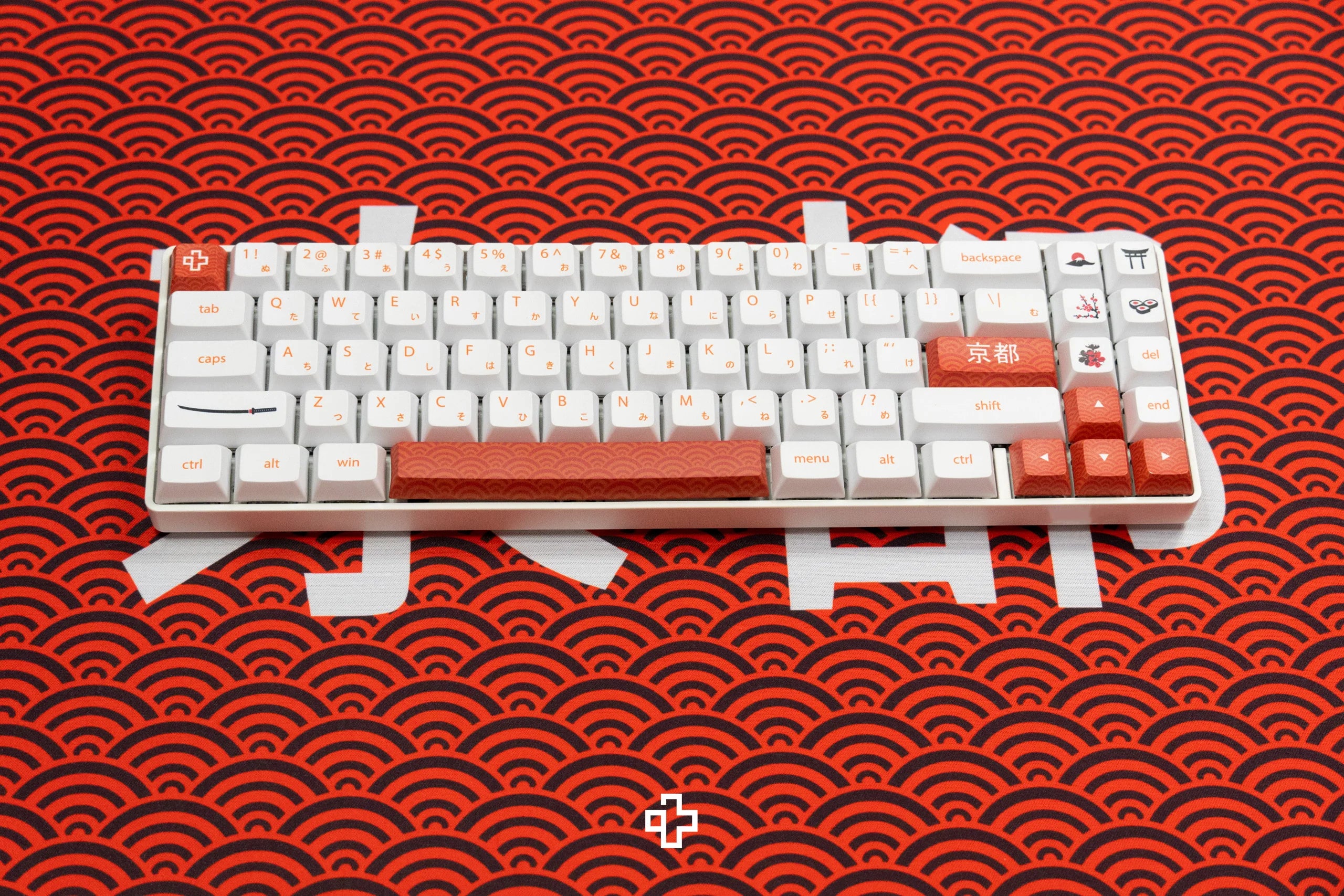 Deskmat / podkładka pod mysz QwertyKey Kyoto 4 mm obszyte krawędzie