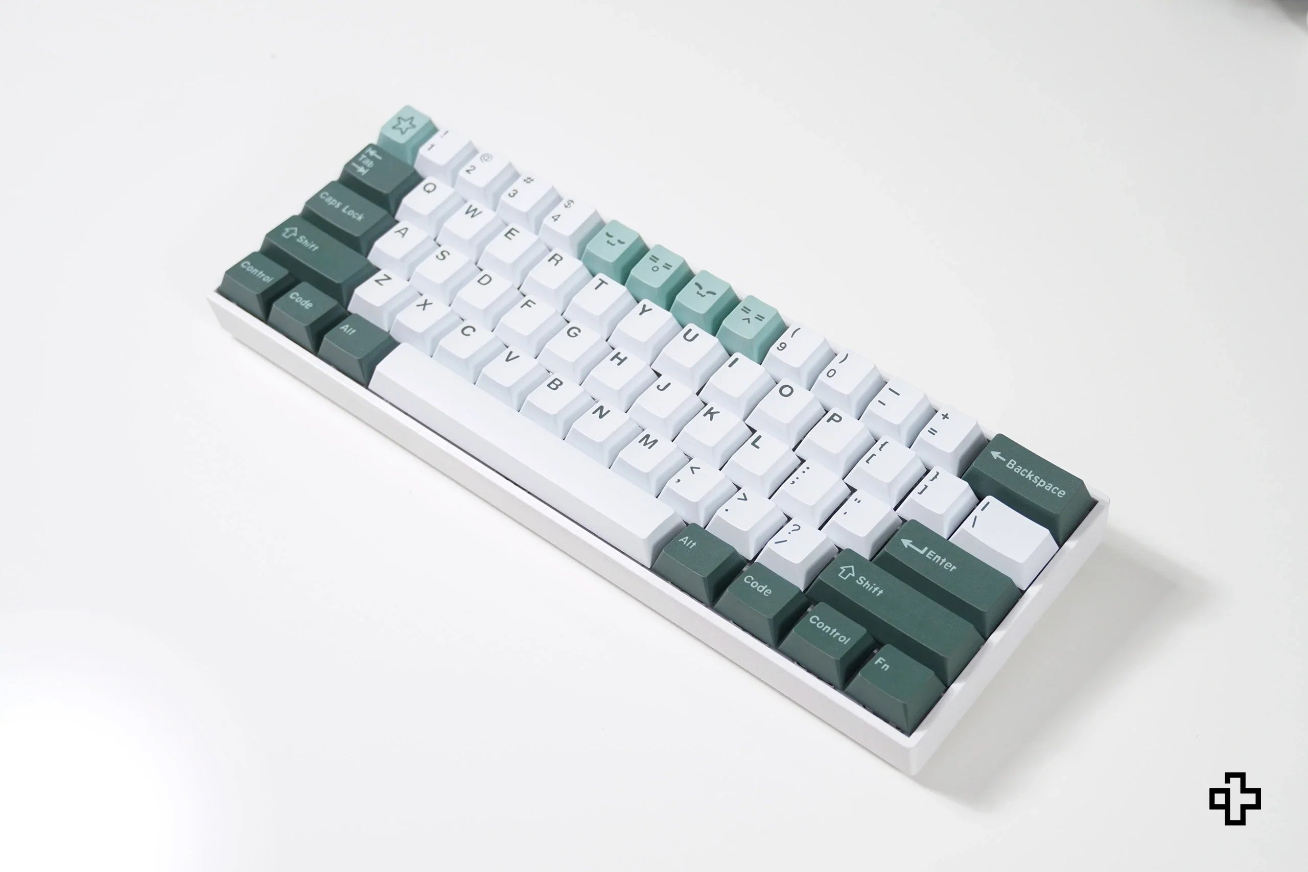 Zestaw keycapów QWERTY Olive V2 PBT Double Shot