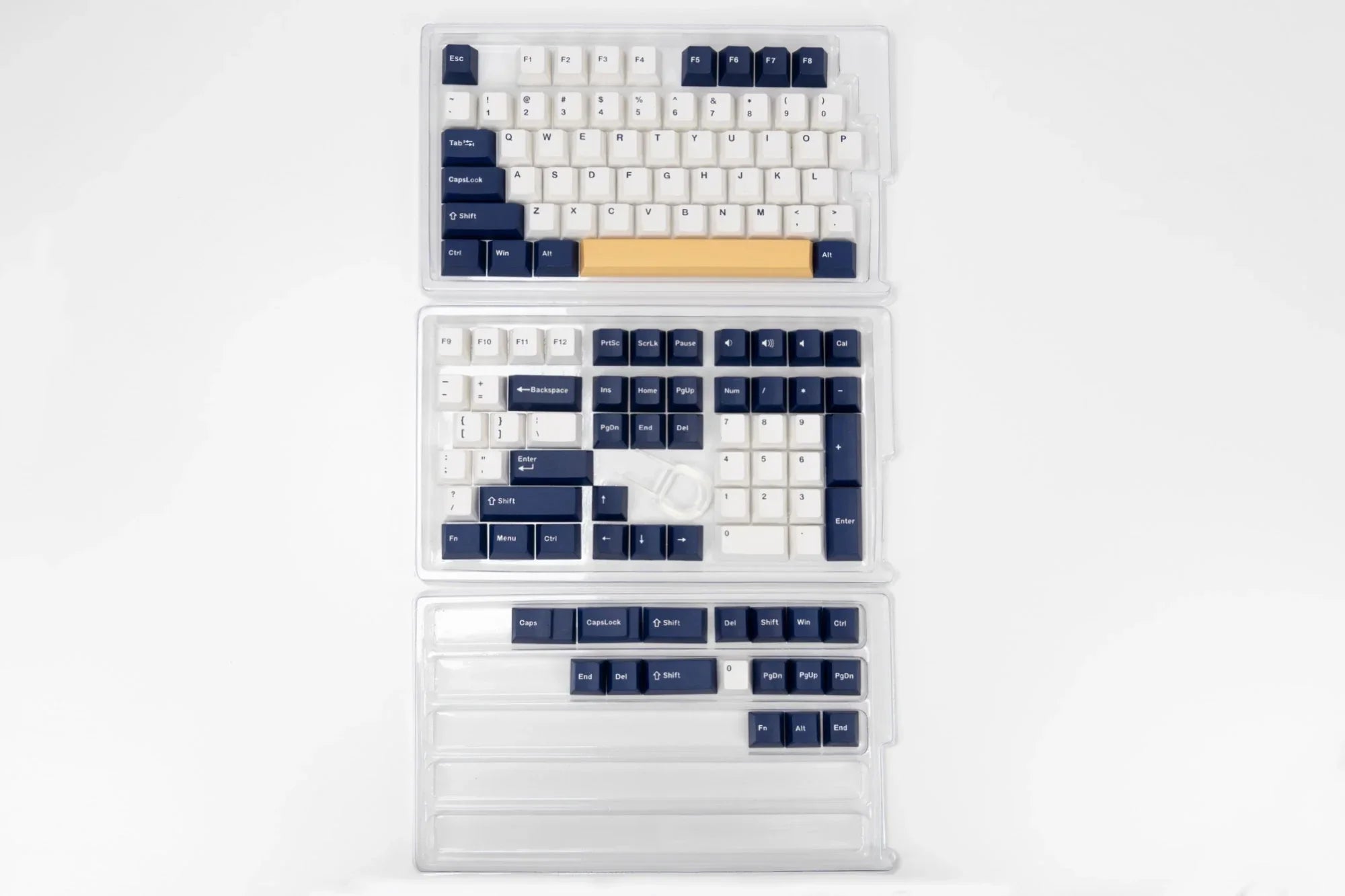 Zestaw keycapów QWERTY Submarine profil Cherry PBT Double Shot