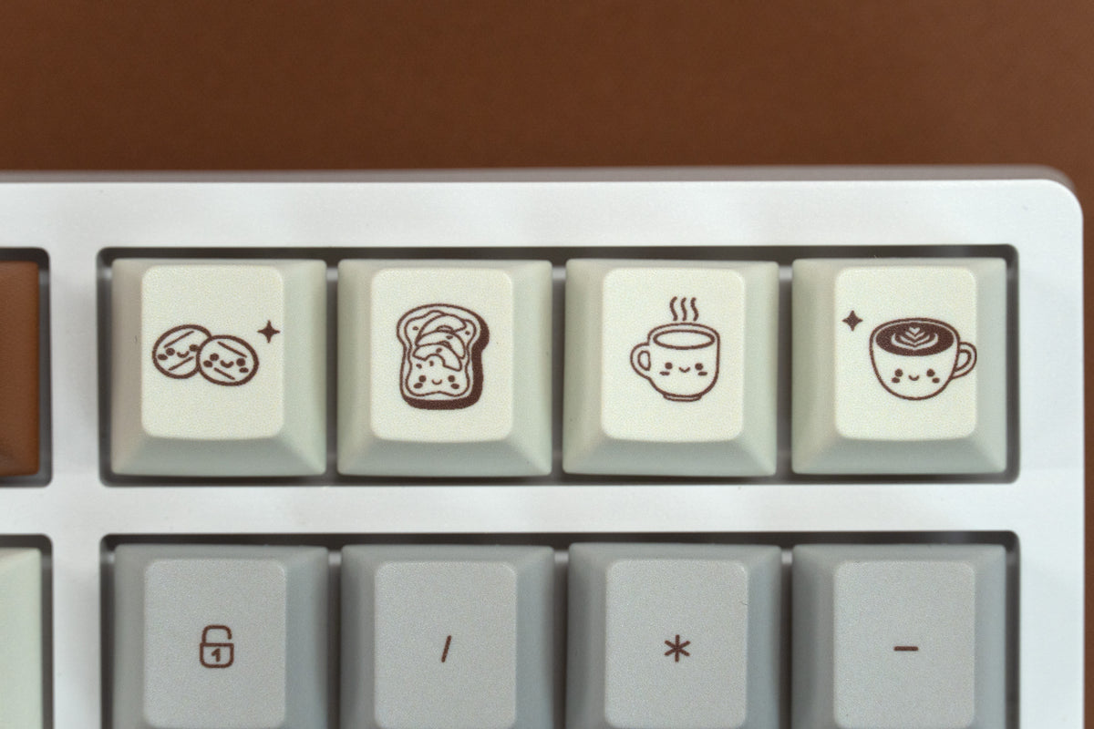 Zestaw keycapów QwertyKey Coffee Dye Sub Profil Cherry